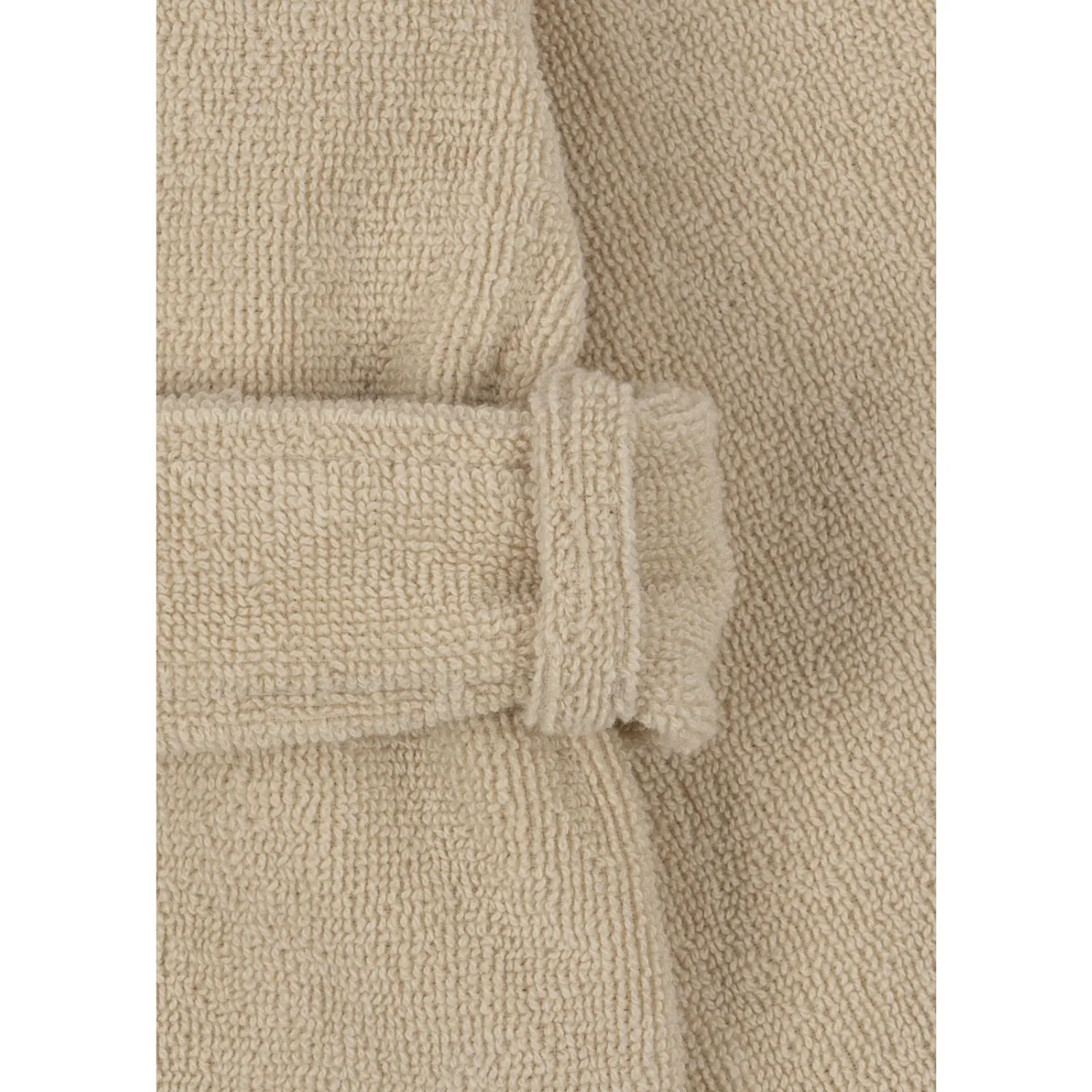 Konges Sl?jd Lemon Terry Bathrobe Embroidery Gots Cozy Fleece Lining Brushed Inner Layer