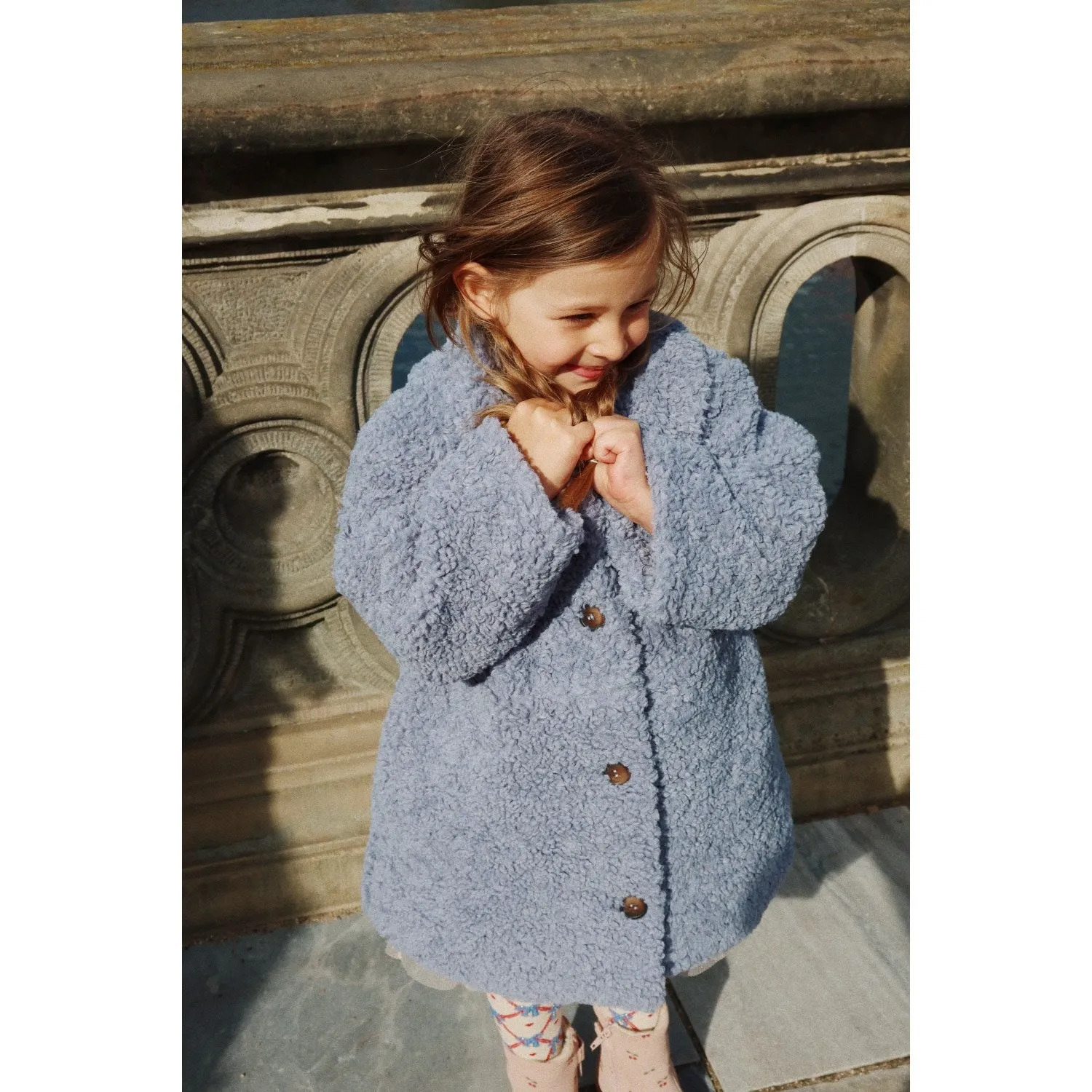 Date night Trendy Accessory Konges Sl?jd Light Blue Tillie Coat