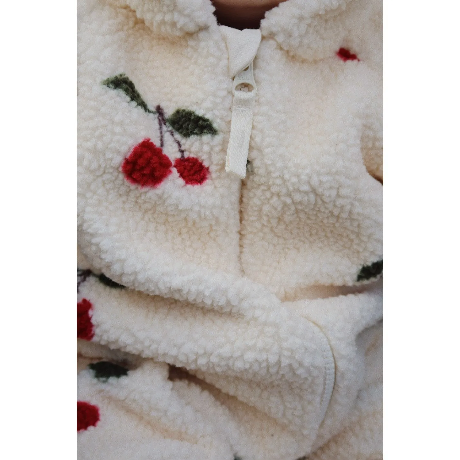 Maternity-Fit Konges Sl?jd Ma Grande Cerise Jody Teddy Onesie Grs