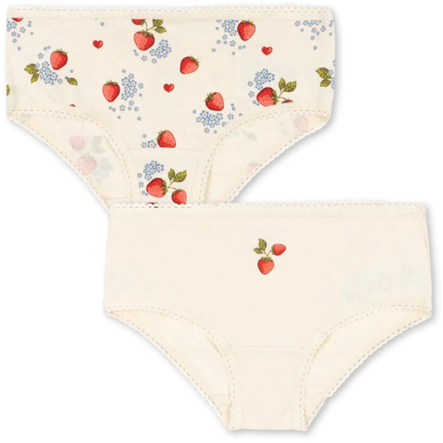 Anti Static Lining Konges Sl?jd Marmalade Mix Basic 2 Pack Girl Underpants Gots