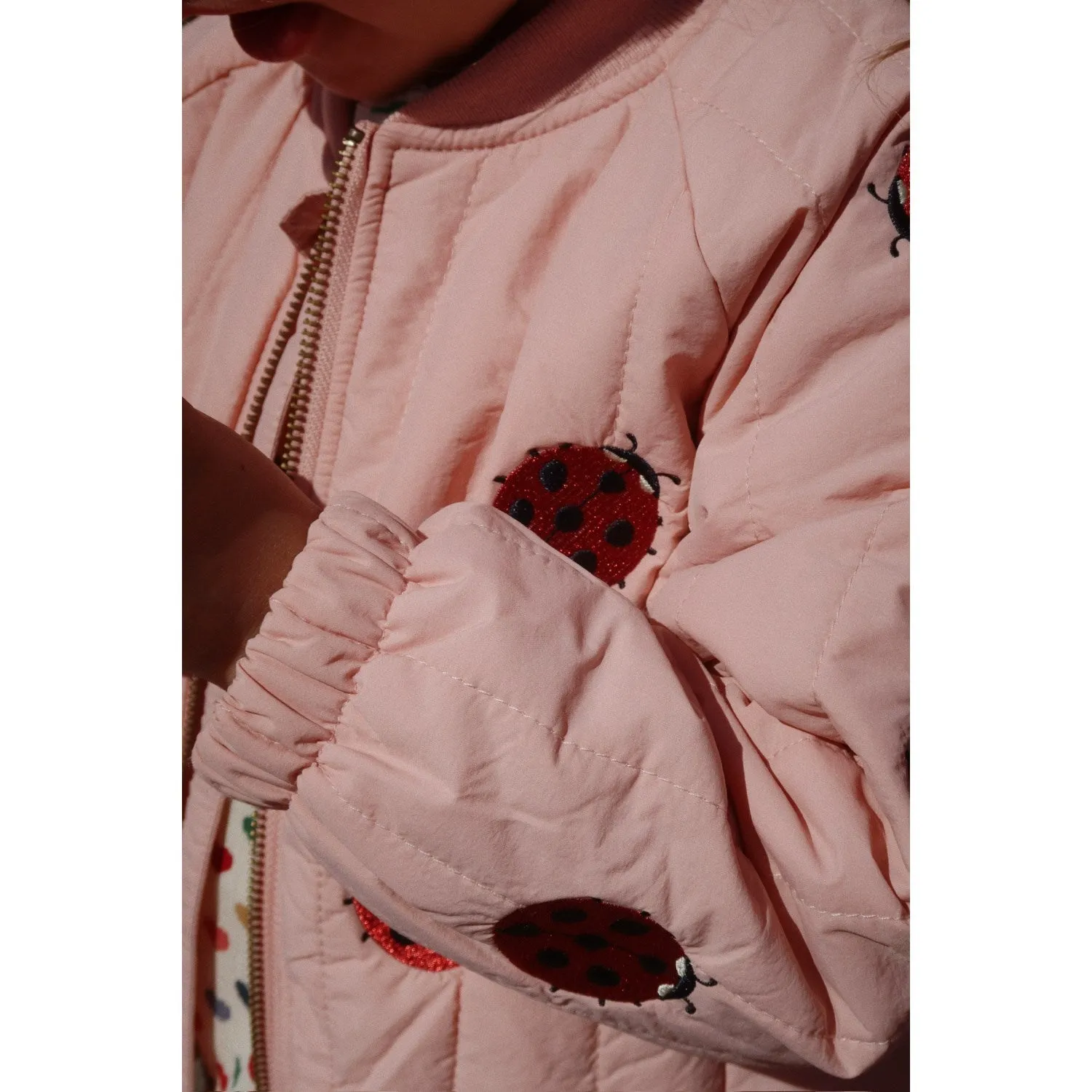 Konges Sl?jd Mellow Rose Juno Bomber Jacket Relaxed-fit short-sleeve shirt Modern-style
