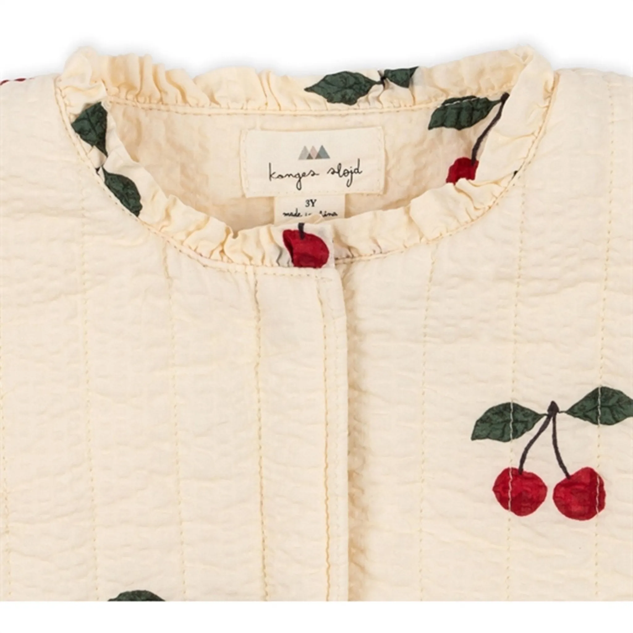 Konges Sl?jd Mon Grand Cherry Lunella Quilted Jacket tag Simple Layer