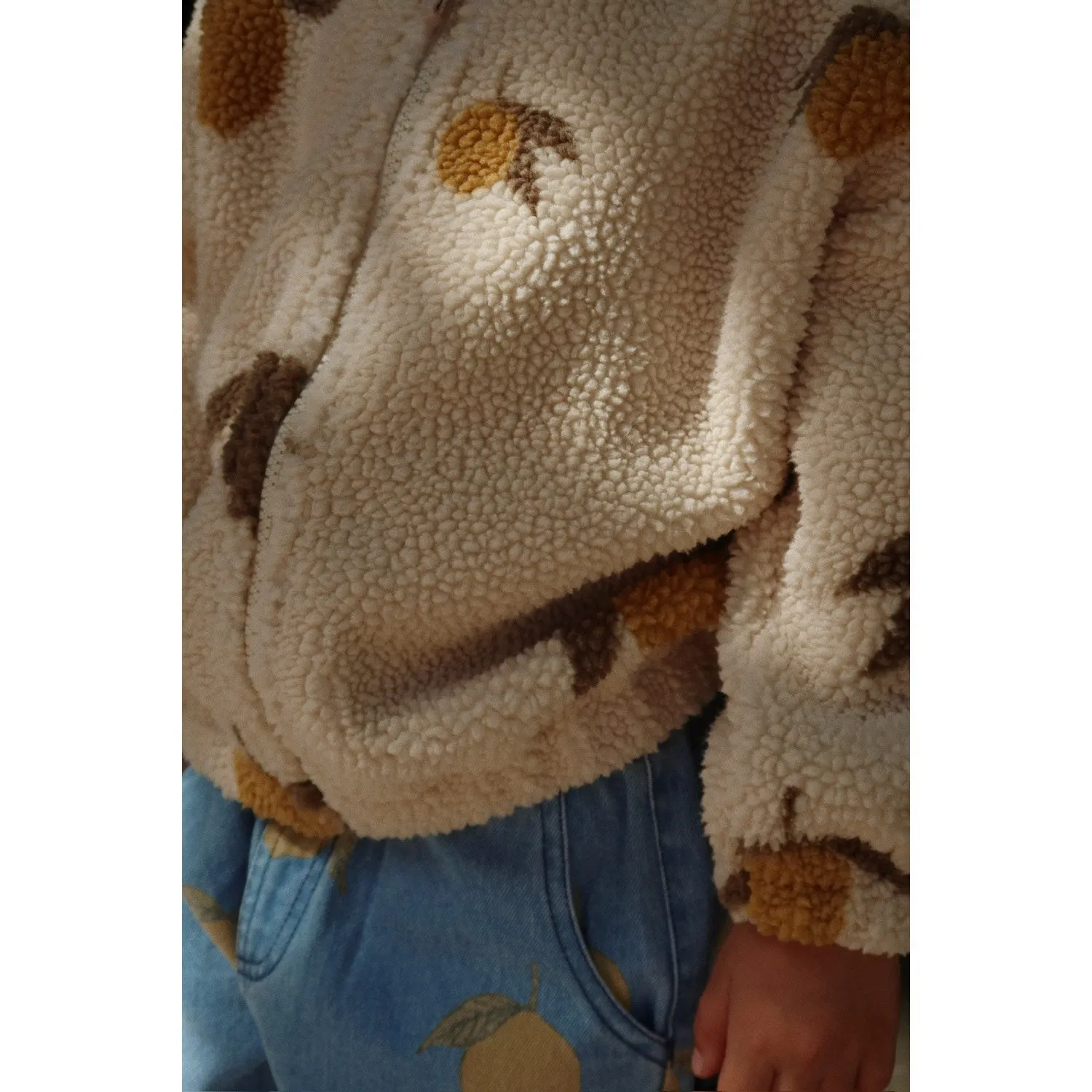 Konges Sl?jd Mon Grand Citron Sage Jody Teddy Jacket Grs InsulatedLayer