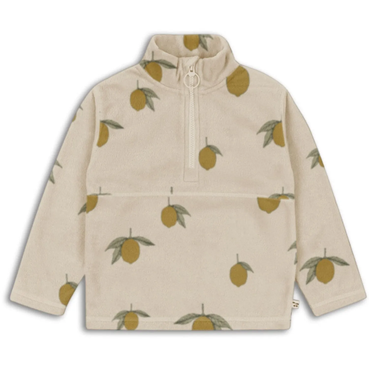 Konges Sl?jd Mon Grand Citron Tavi Fleece Crewneck Grs Timeless Design Outfit