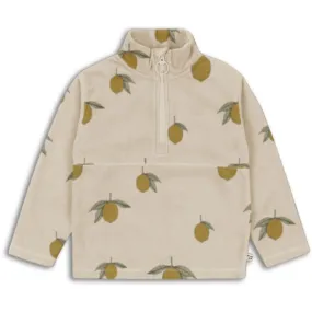 Konges Sl?jd Mon Grand Citron Tavi Fleece Crewneck Grs Easy Movement Casual Ready