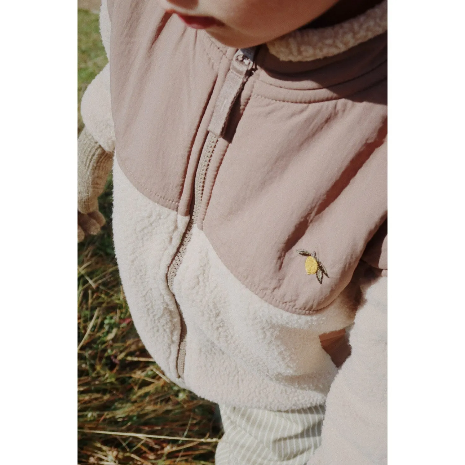 Cozy Style Konges Sl?jd Oxford Tan Flynn Fleece Jacket Grs