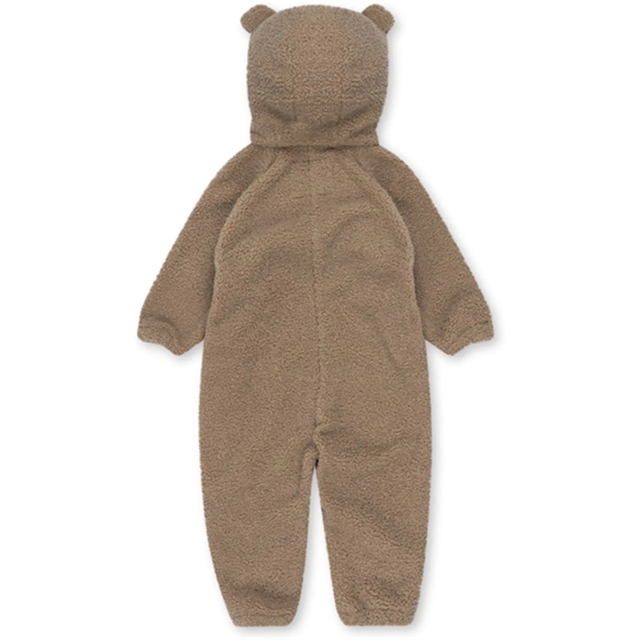 Konges Sl?jd Oxford Tan Grizz Teddy Onesie Raw-Hem