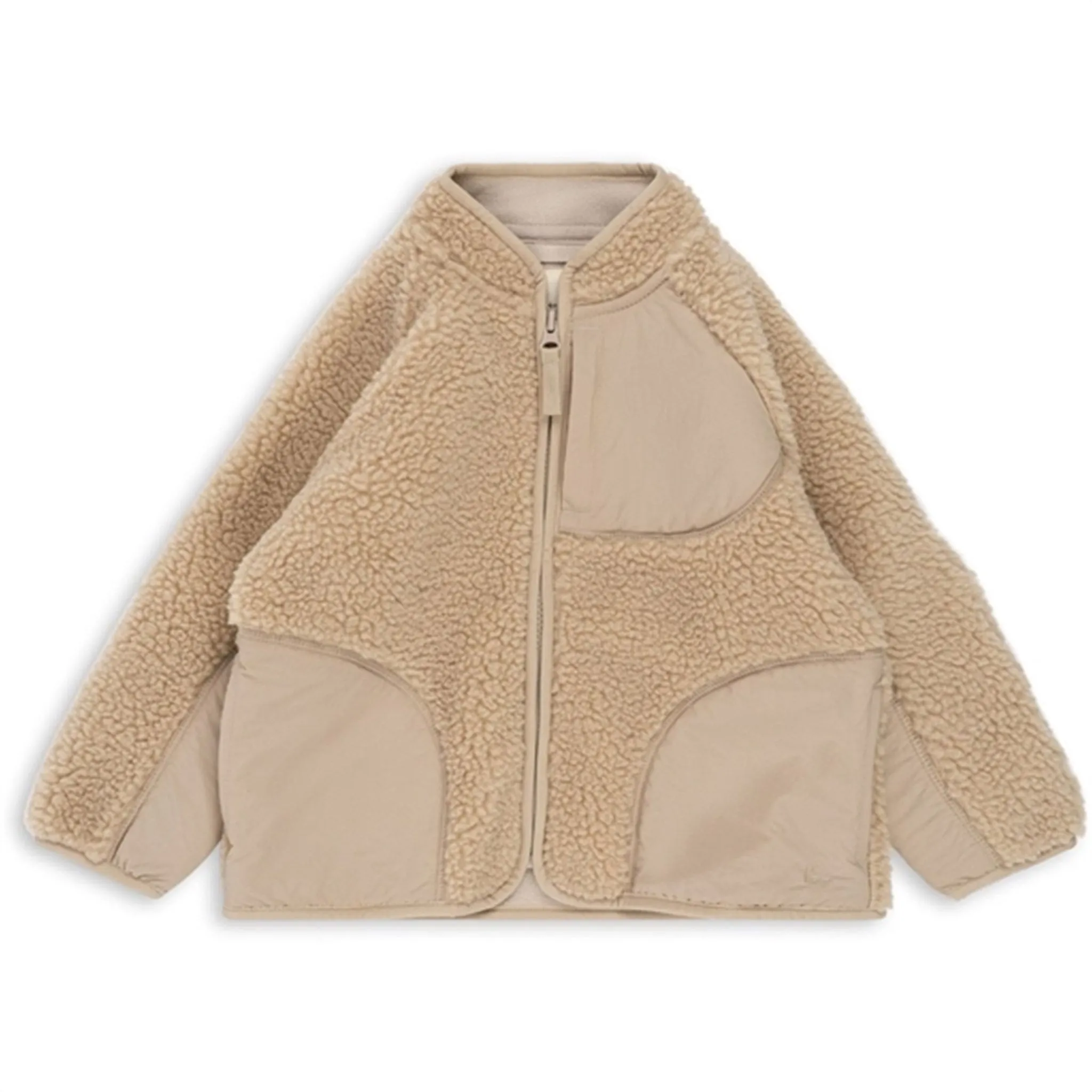 Konges Sl?jd Oxford Tan Teddy Cardigan Statement Piece