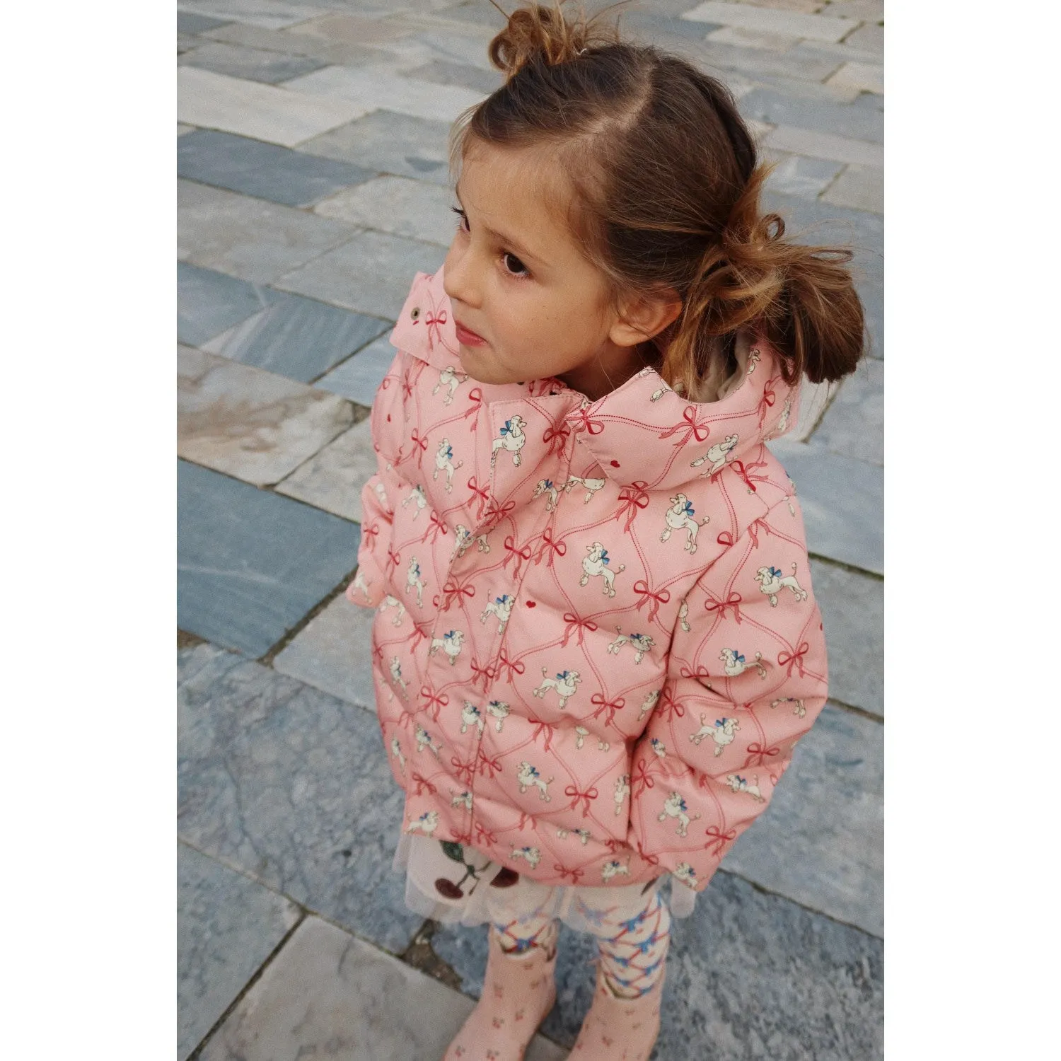 Konges Sl?jd Poodle Magnum Down Jacket Print Grs Day-to-evening wear Statement-Print