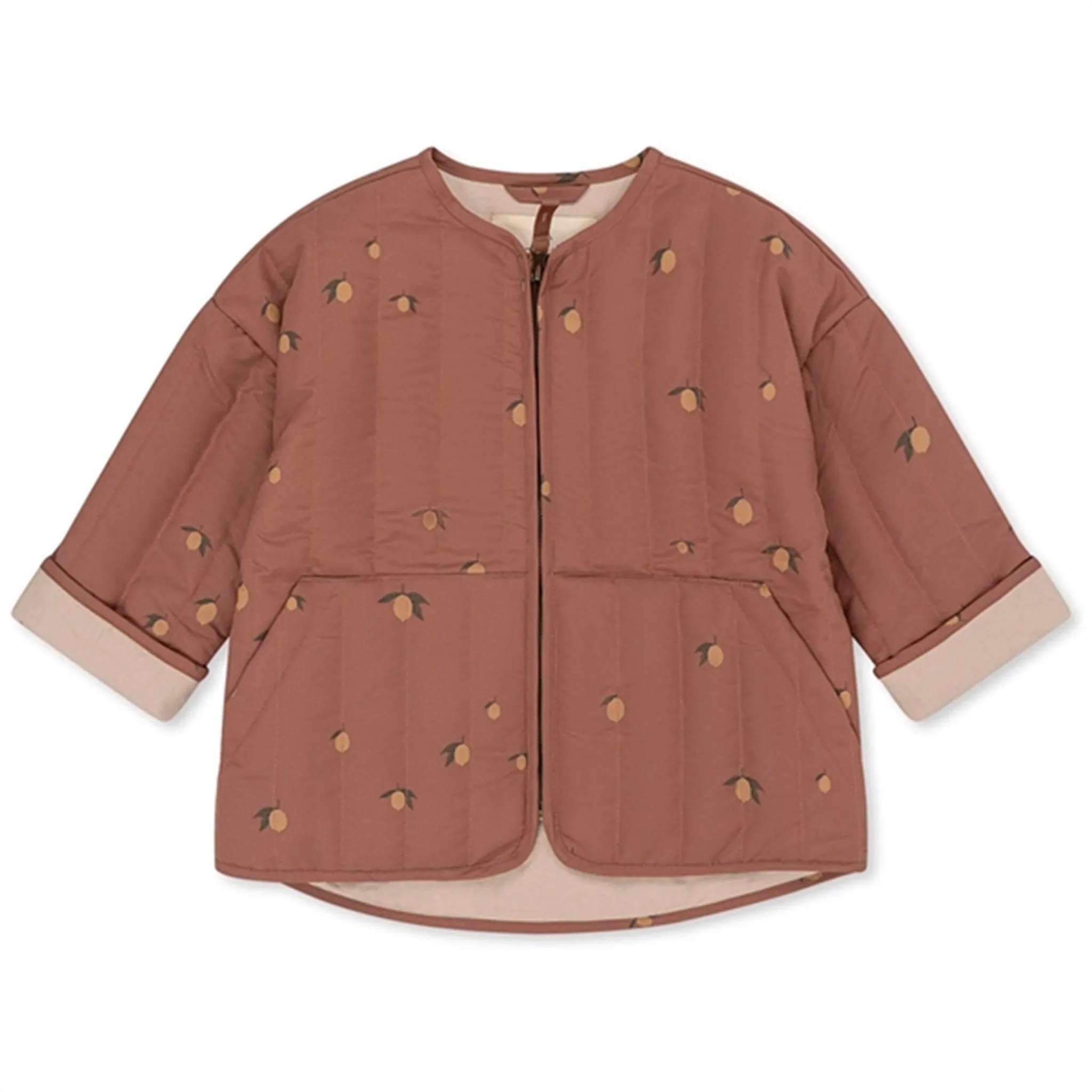 Classic collared blouse Konges Sl?jd Stormy Thermo Jacket Brown Lemon