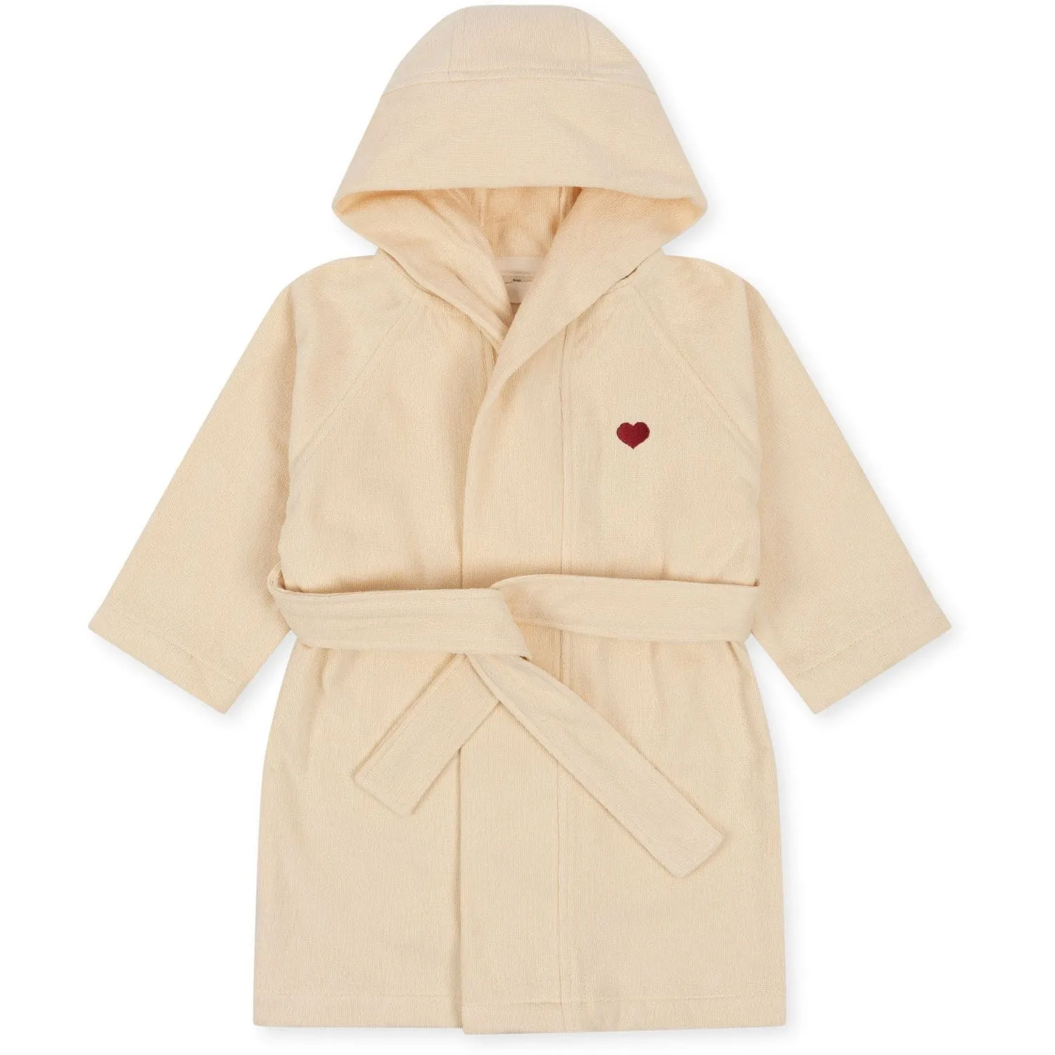 Konges Sl?jd Terry Bathrobe w. Embroidery Swan Draped Lines