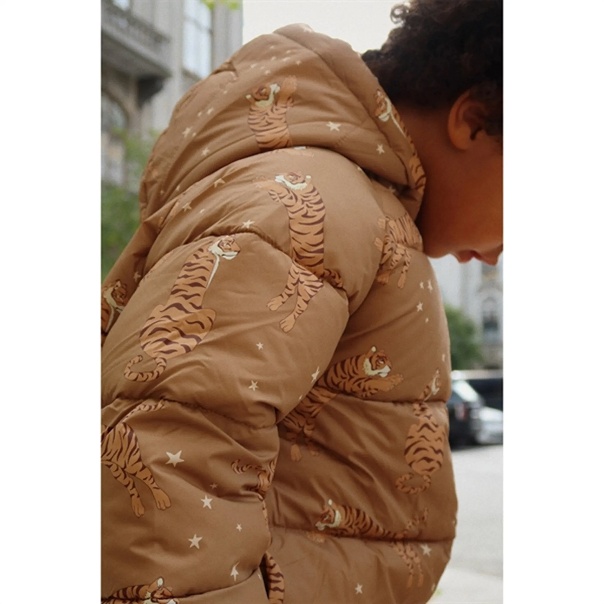 Relaxed-fit short-sleeve shirt Cropped-Length Konges Sl?jd Tiger Nuka Down Jacket