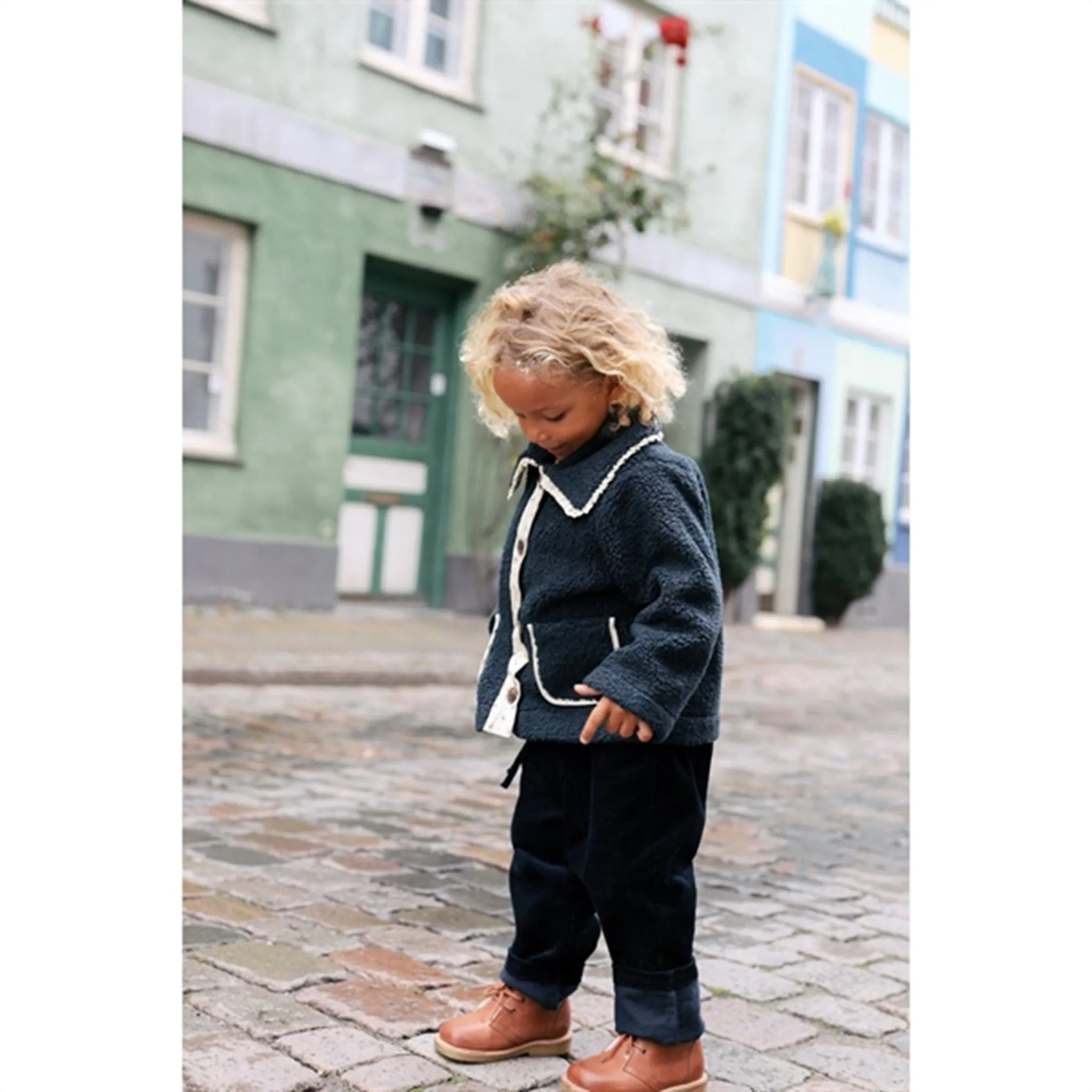 Magnetic Closure Konges Sl?jd Total Eclipse Cala Collar Frill jacket