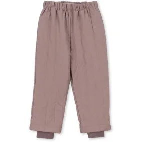 Shirred-Detail Stylish all-day shirt Konges Sl?jd Twilight Mauve Juno Pants