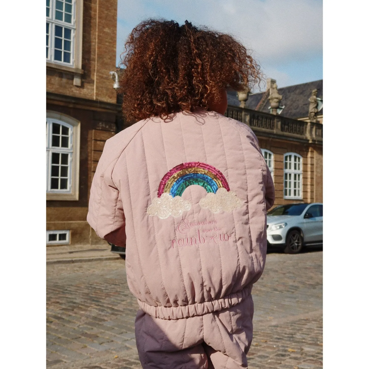 Art-Gallery Konges Sl?jd Twilight Mauve Juno Sequin Bomber Jacket