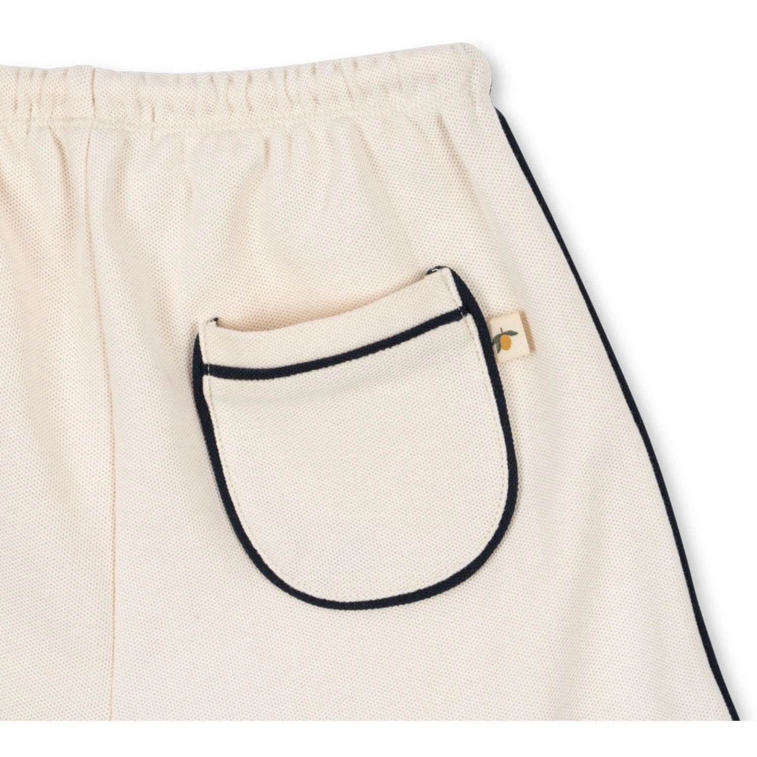 Sporty Style No Slip Grip Konges Sl?jd Antique White Florian Shorts Gots