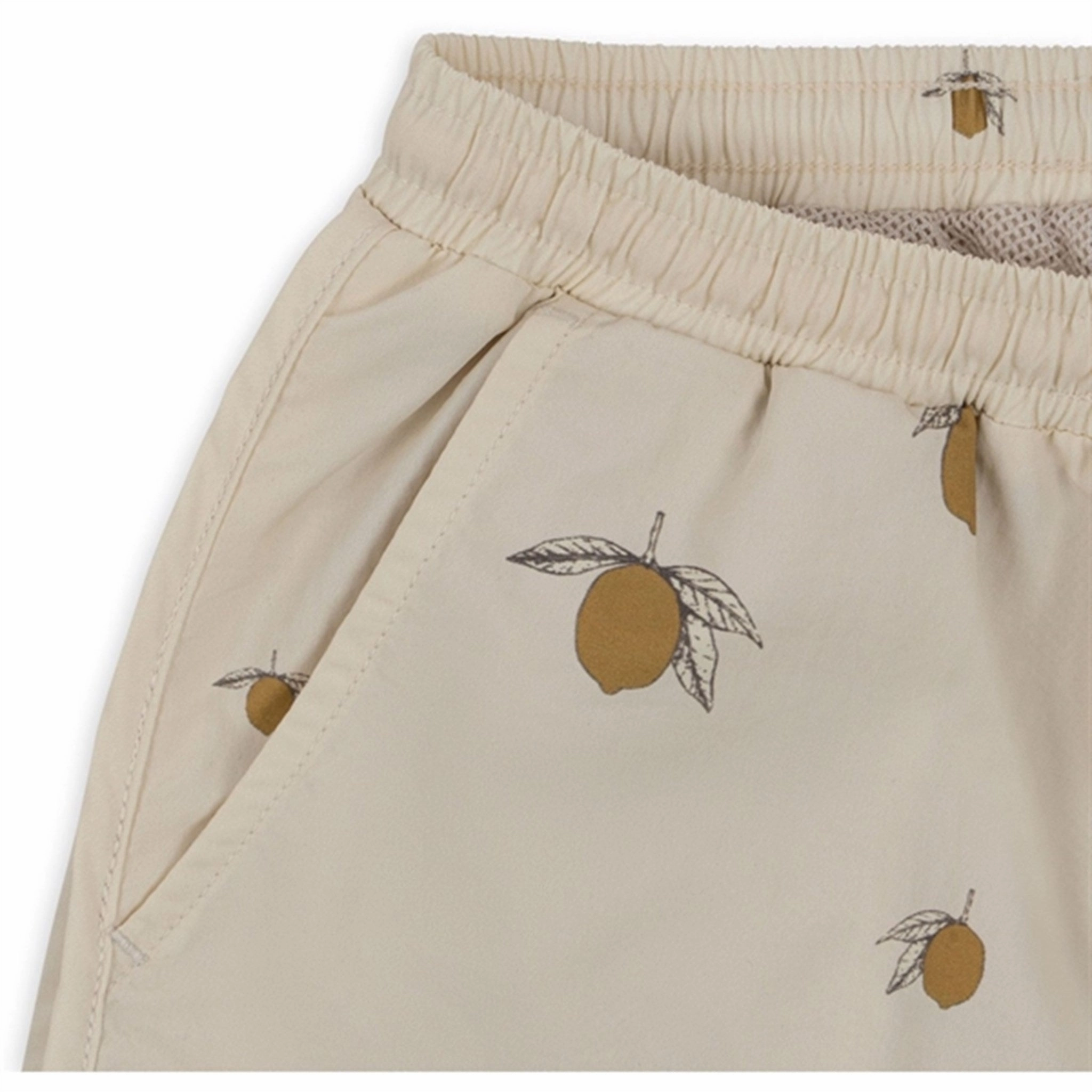 Konges Sl?jd Asnou Swim Shorts Lemon Summer-essentials Durable Elastic Edging