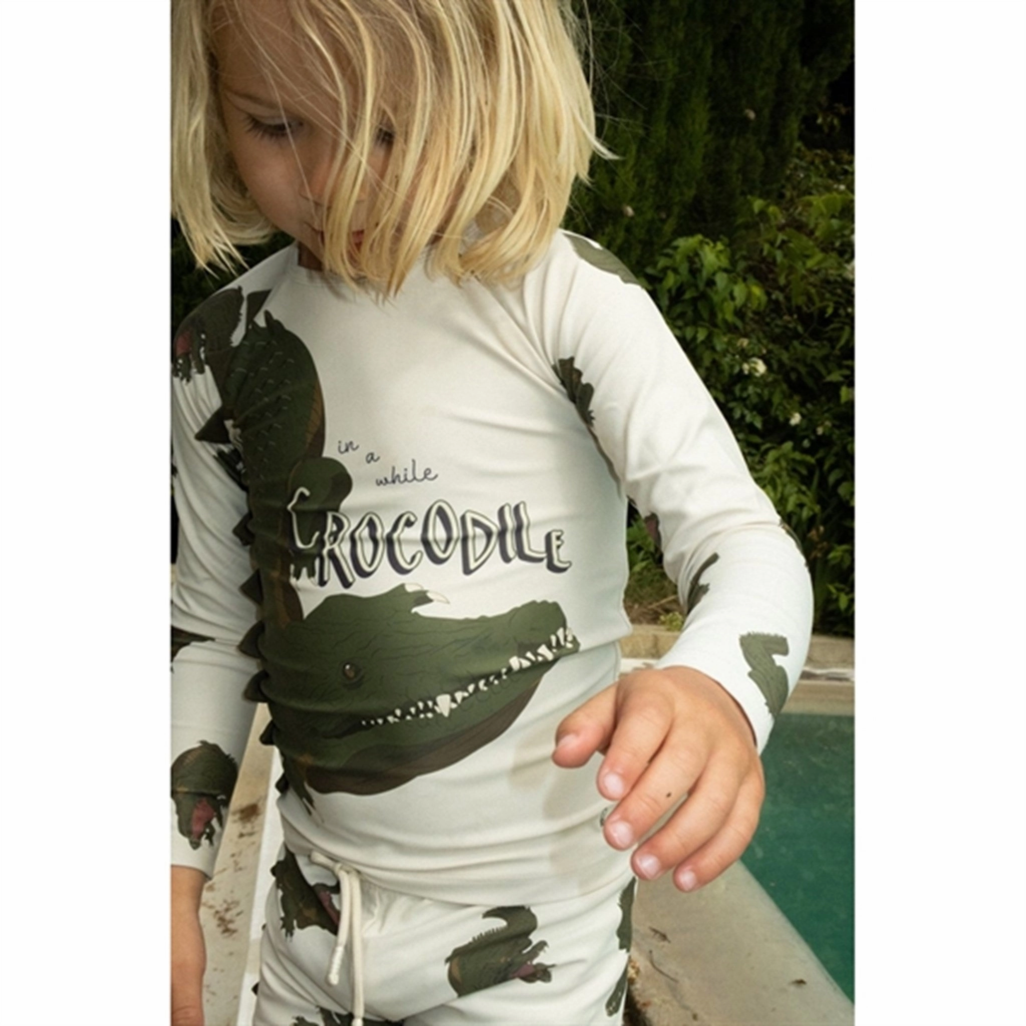 Konges Sl?jd Aster Animal Swim Blouse Kalamata Ring-Details Trendy Vibes