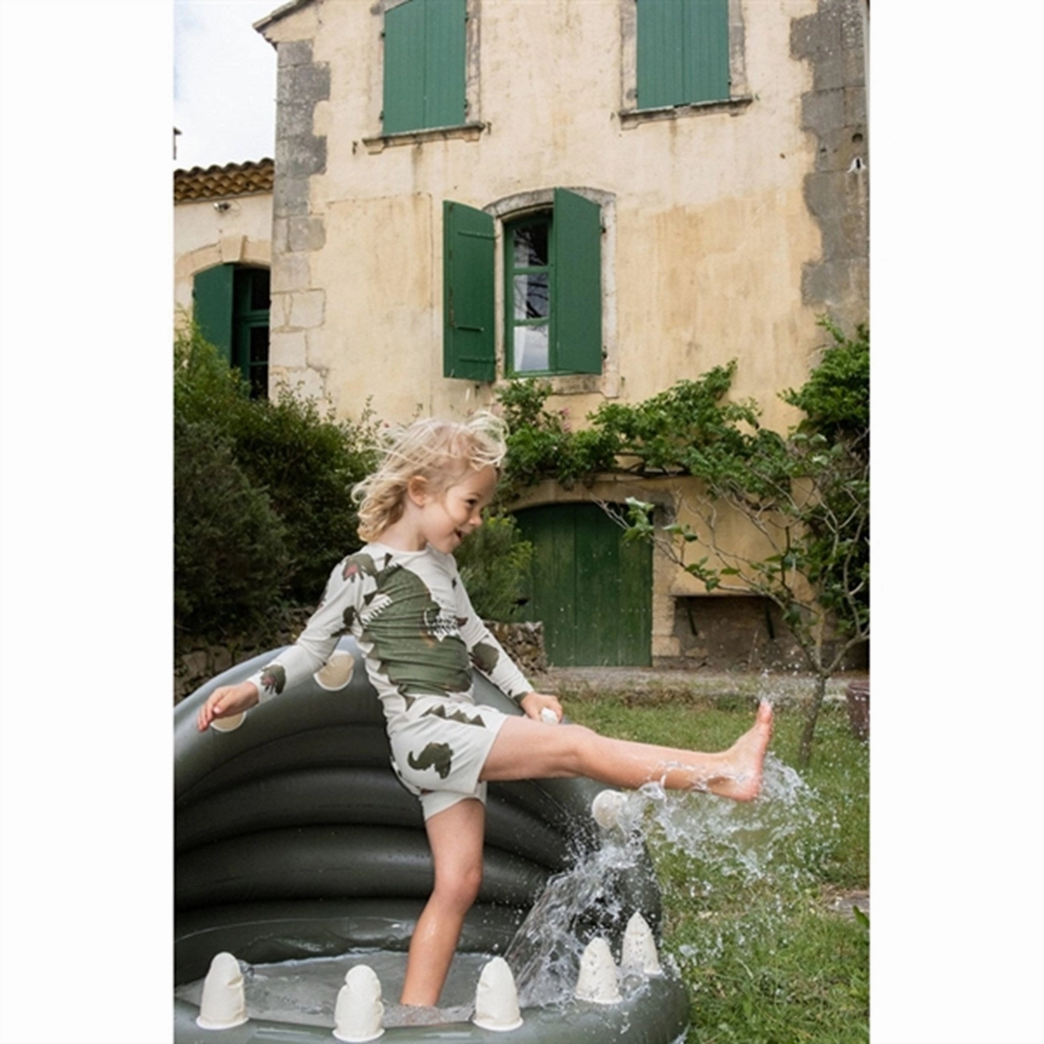 Konges Sl?jd Aster Animal Swim Blouse Kalamata Wrinkle Resistant