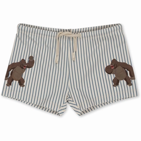 Sun Protection Konges Sl?jd Aster Swim Pants Stripe Bluie