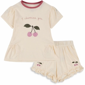 ski wear Multi Panel Cut Konges Sl?jd Buttercream Famo Frill Set