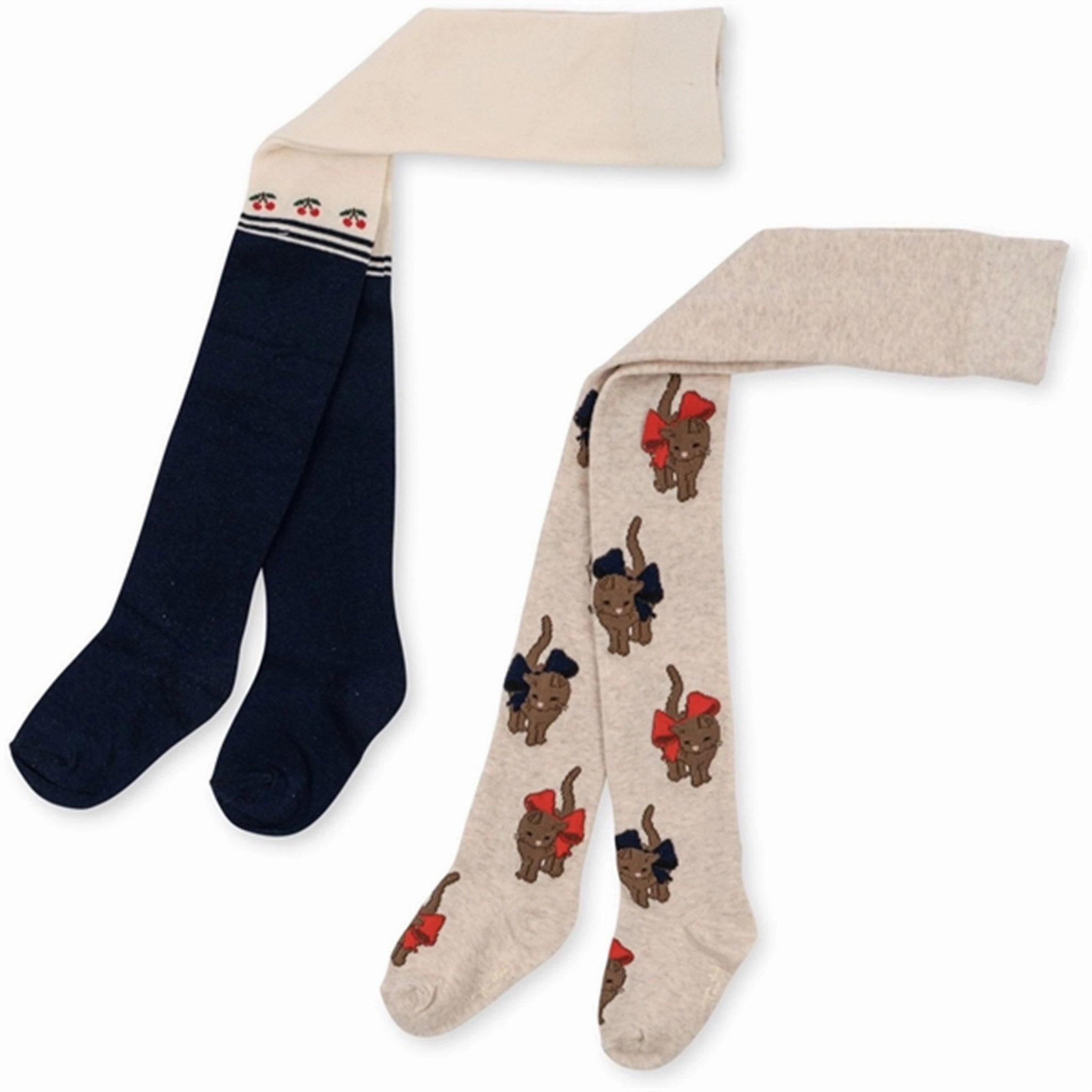 Konges Sl?jd Cherry/Cat 2-Pack Lapis Tights Chic Comfort Wear Hippie