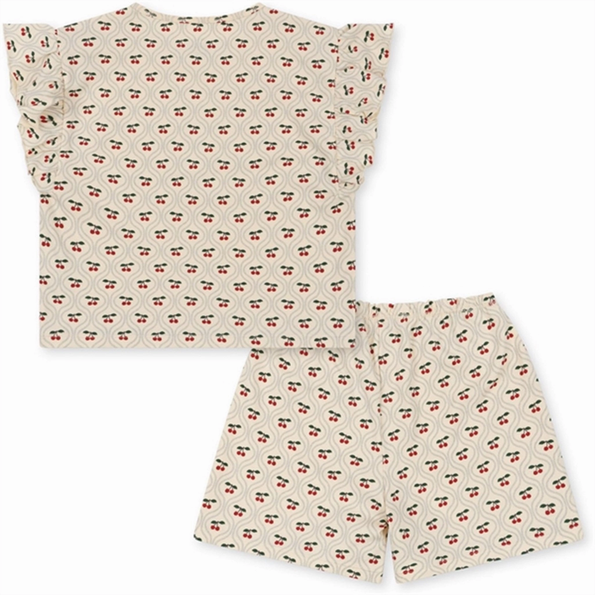 Konges Sl?jd Cherry Motif 2-pack Lin Frill Set hoodie