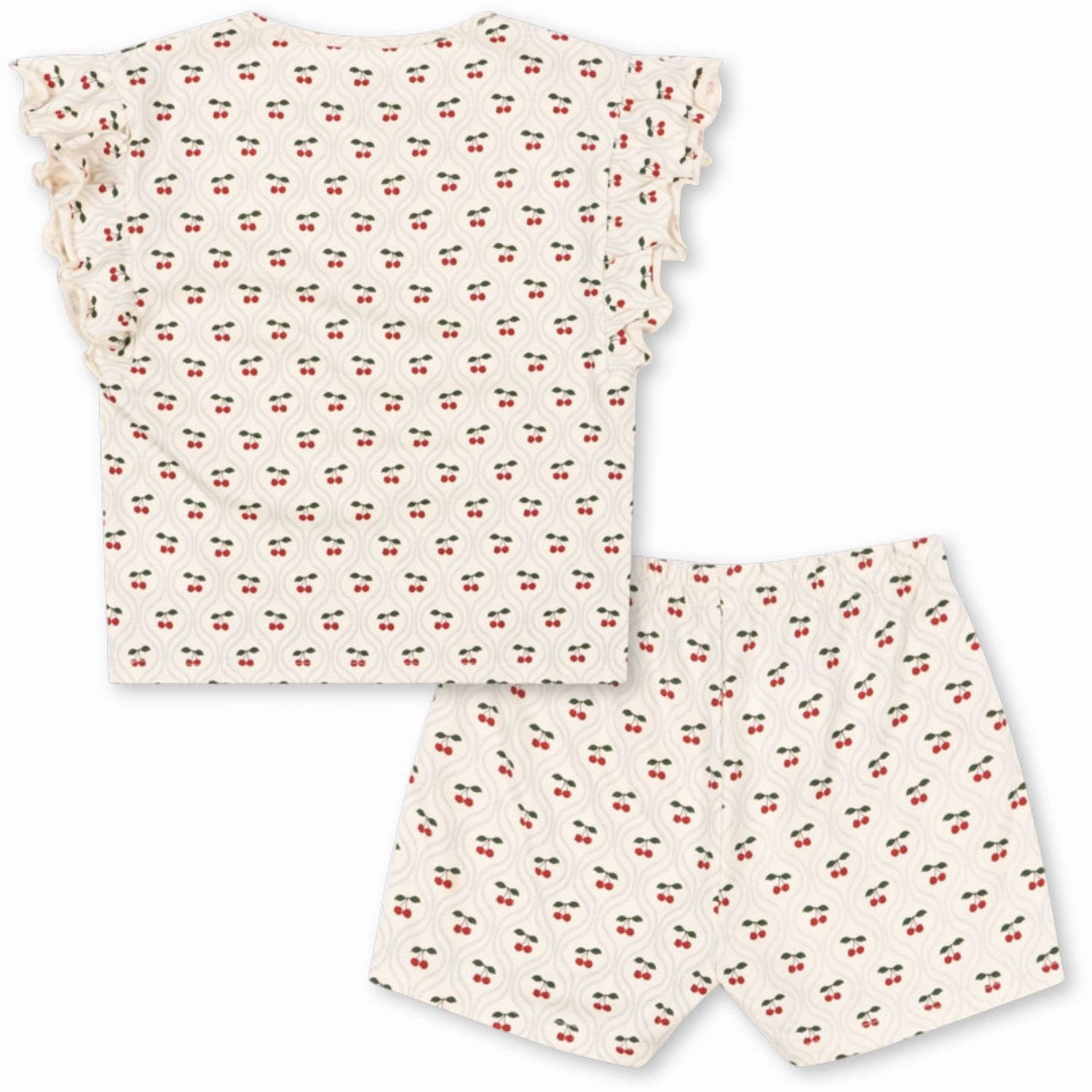 Modular Storage Design Konges Sl?jd Cherry Motif Lin Frill Set Gots