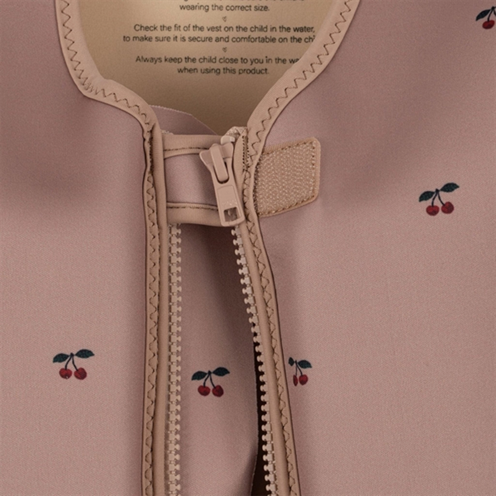 Konges Sl?jd Cherry Neoprene Swim Vest Pool Party Outfit Tropical Vacation