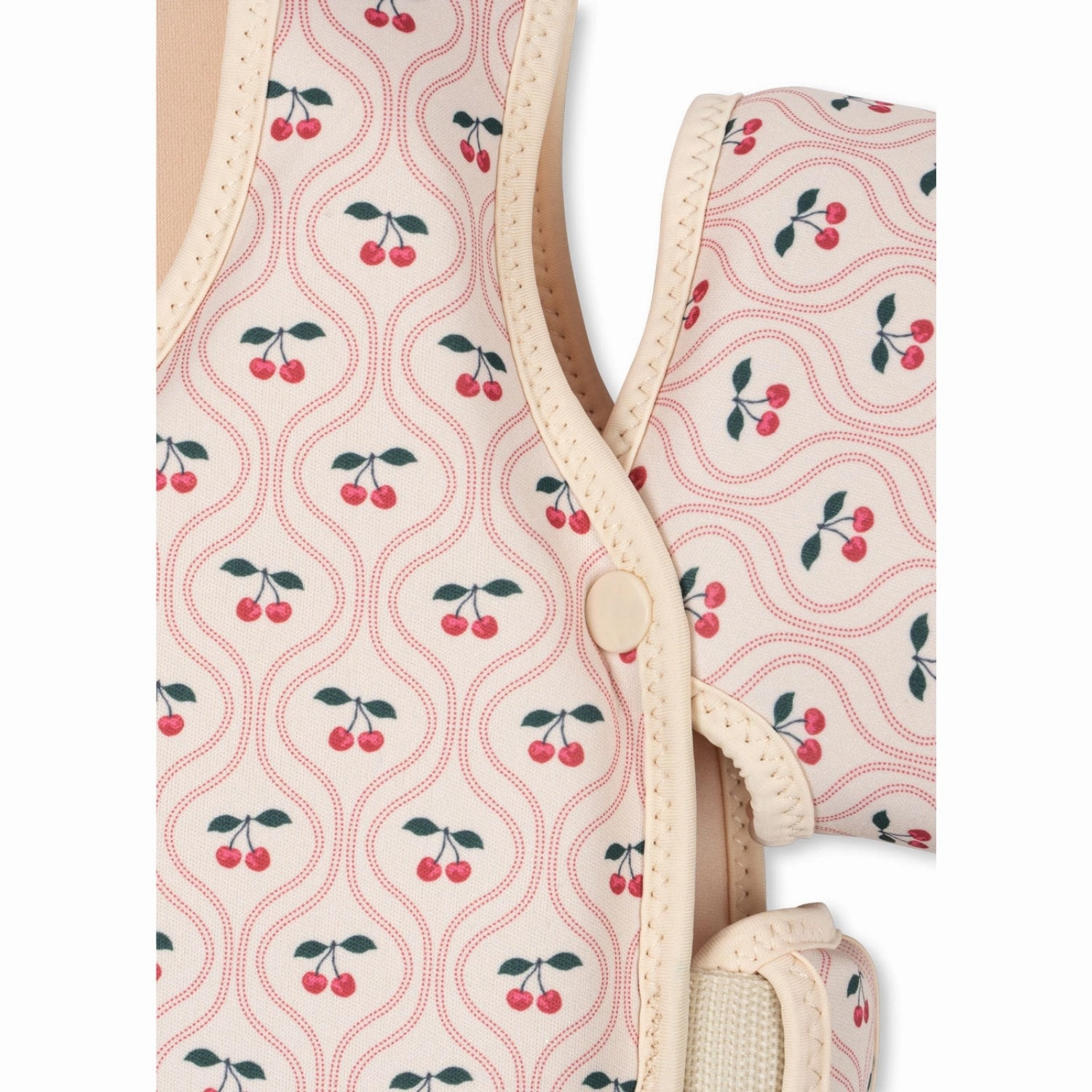 Konges Sl?jd Cherry Pink Motif Hollis Swim Water Wings Anti Microbial Lining