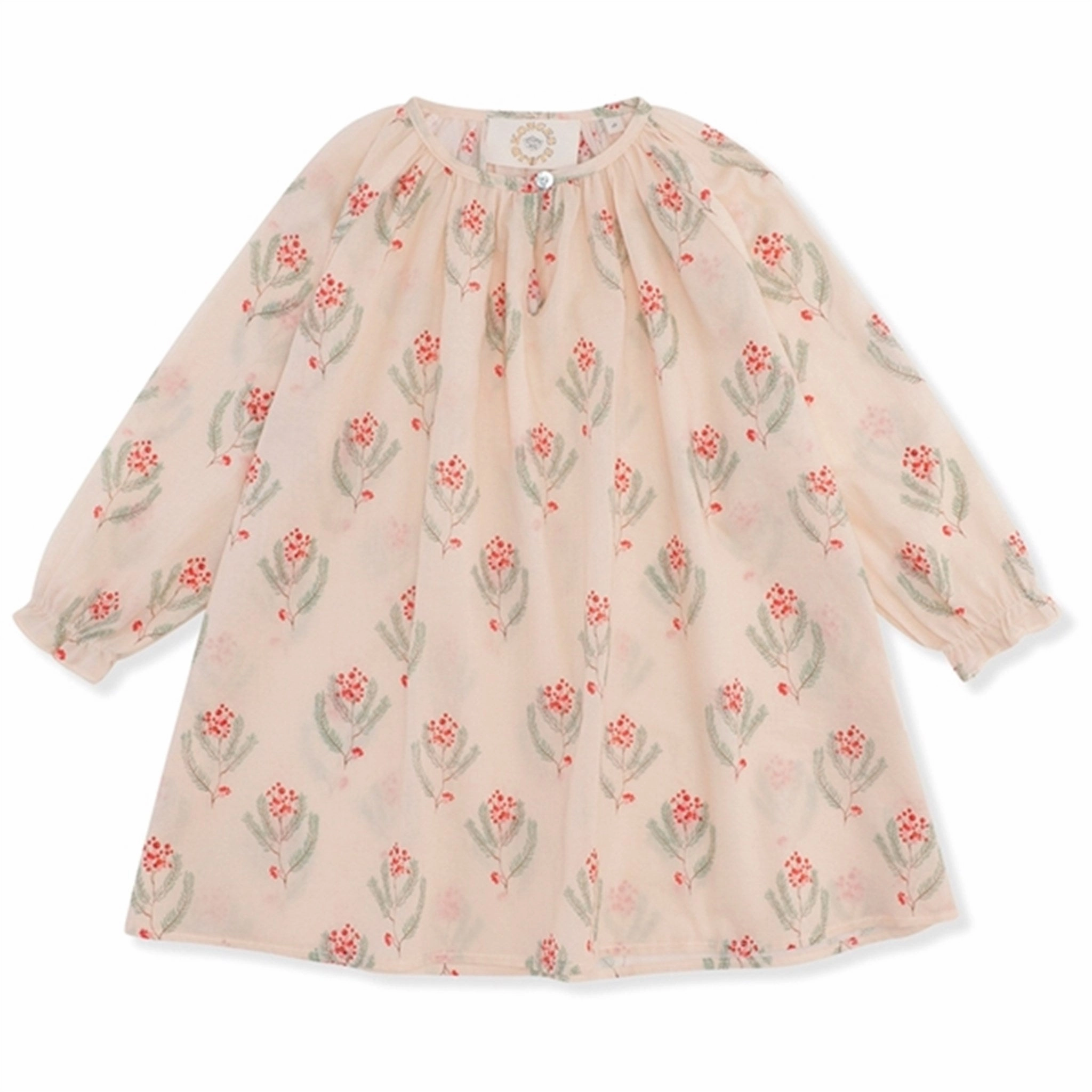 Konges Sl?jd Christmas Nightingale Gown Christmas Vintage Rose Flower Moisture wicking