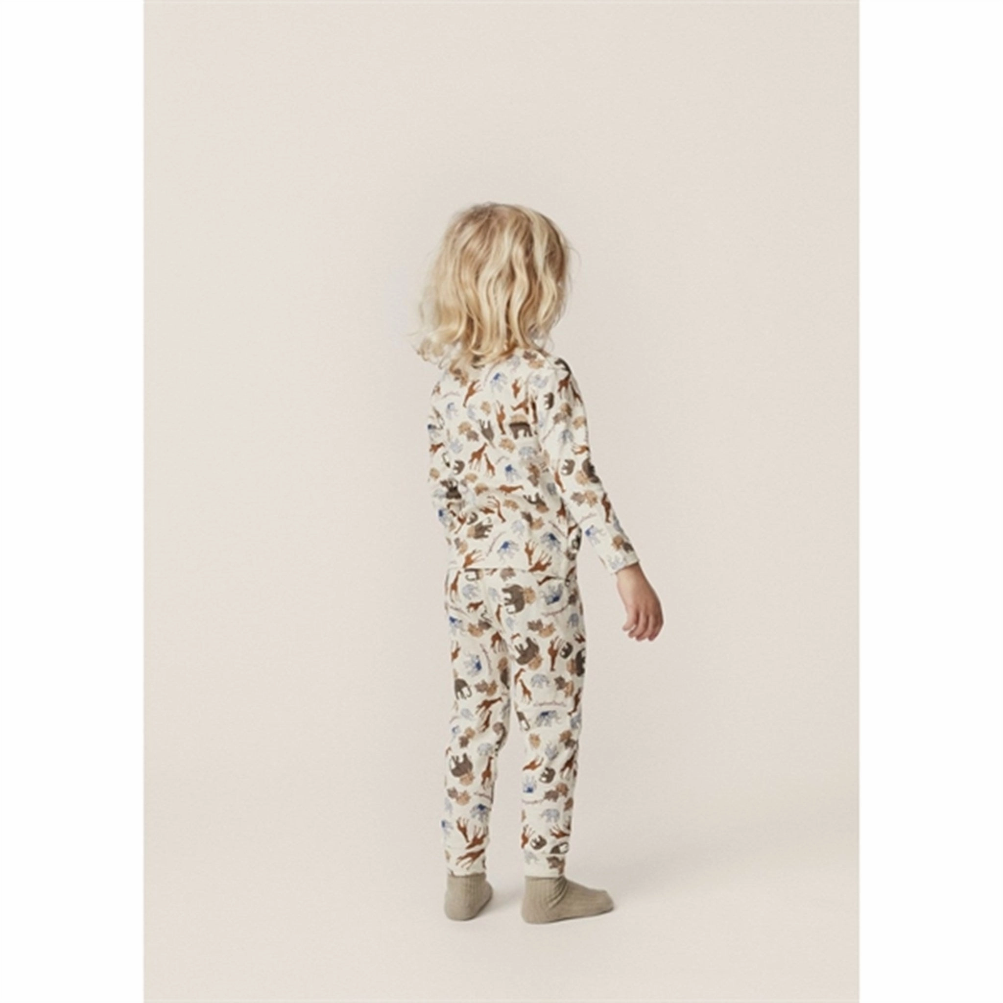 Konges Sl?jd Elephantastic Sleepy PJ Zipper Free Design Natural Comfort