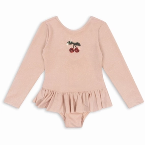 Waterproof Wear Stretchable-Fabric Konges Sl?jd Evening Sand Jade Ls Swimsuit