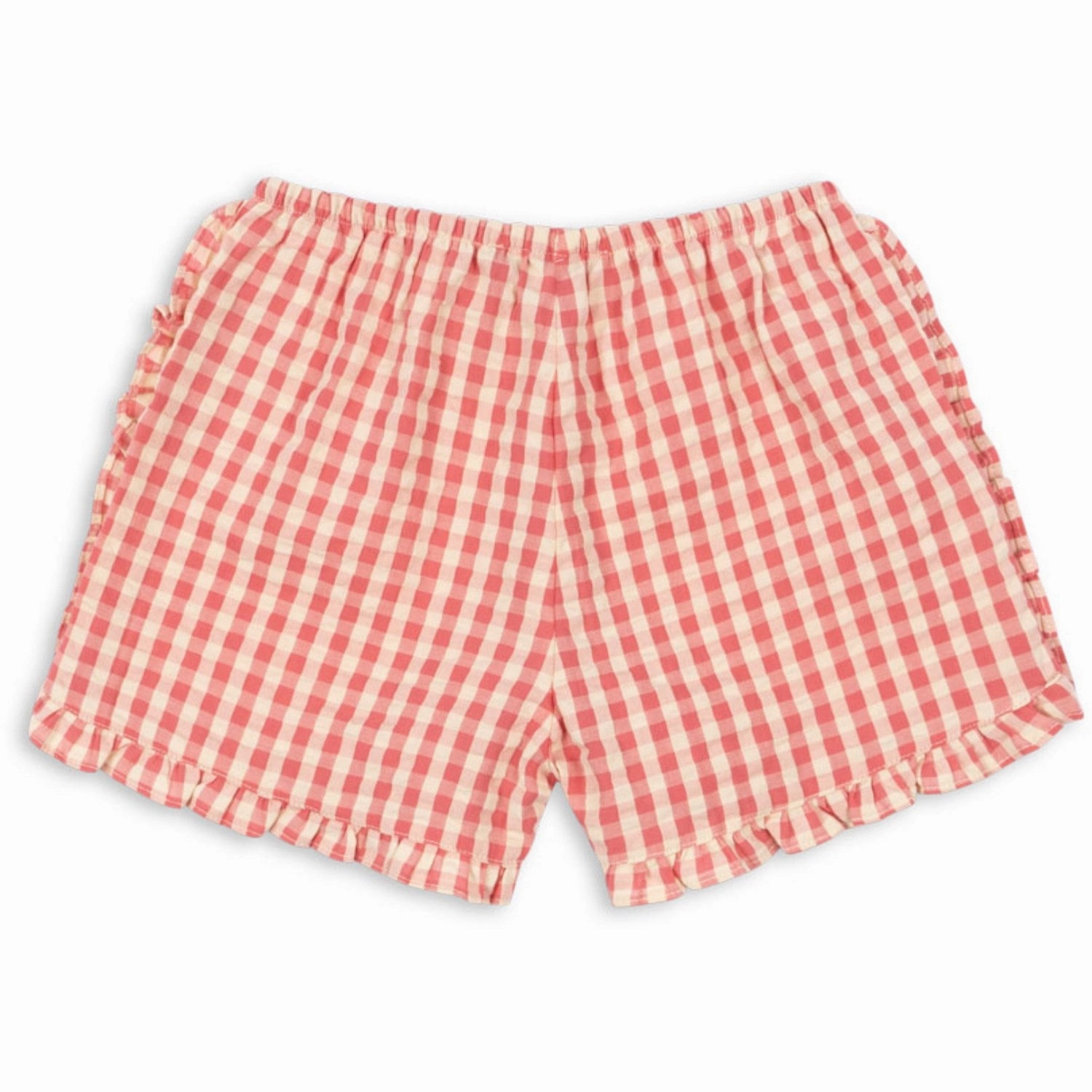 OdorControlTech Konges Sl?jd Flamingo Plume Check Kim Frill Shorts Gots