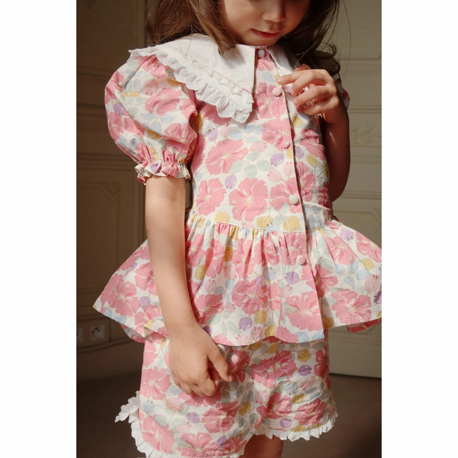 Konges Sl?jd Fleur Anglaise Coeur Shorts Gots Fast Absorption Textile