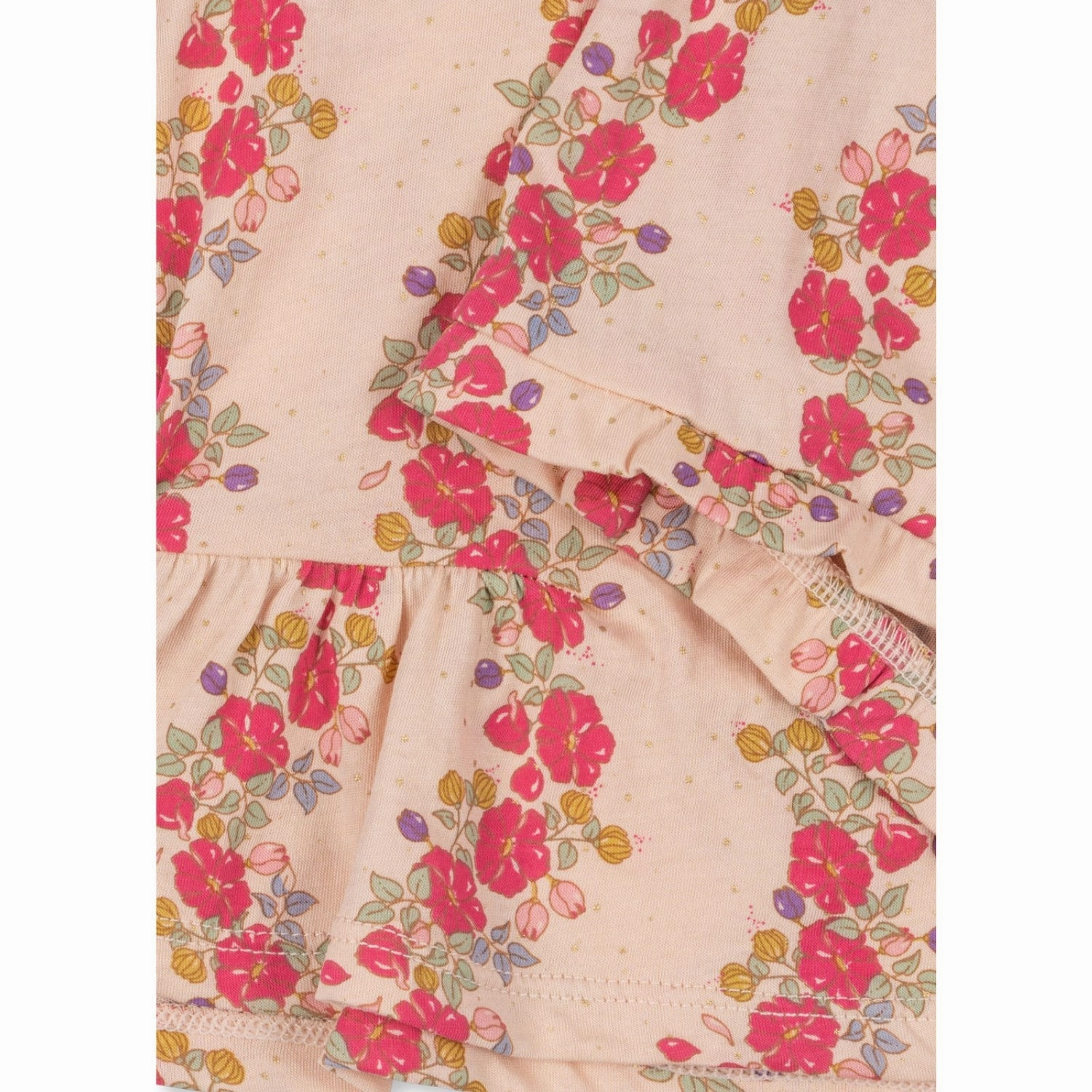 Roll Resistant Waist Konges Sl?jd Floria Pink Famo Frill Set Gots