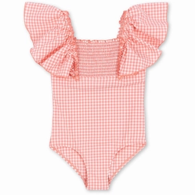 Sunny Getaway Konges Sl?jd Geranium Pink Fresia Swimsuit