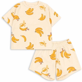 Active Lifestyle Athletic Cut Konges Sl?jd Go Bananas Lin Set Gots