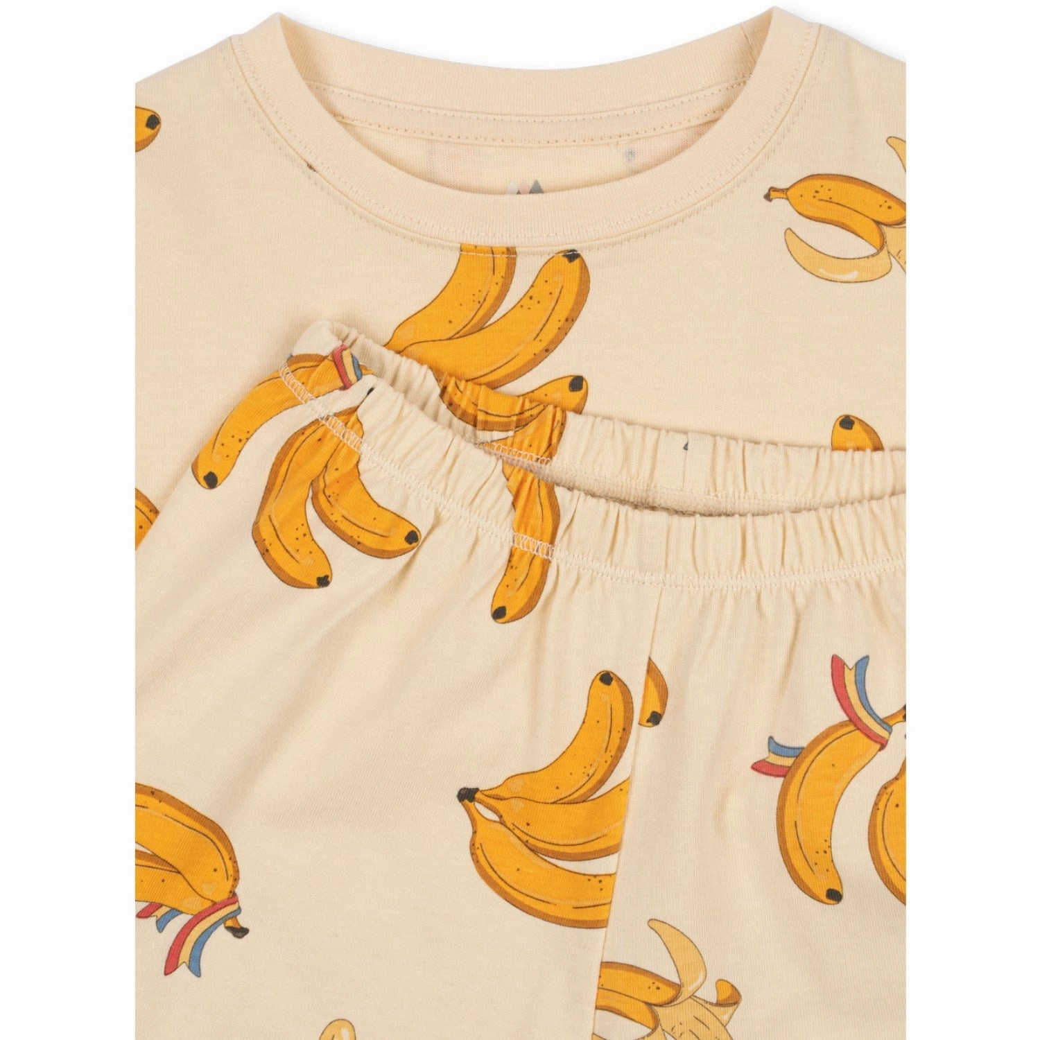 Konges Sl?jd Go Bananas Lin Set Gots Machine-washable TaglessLabeling