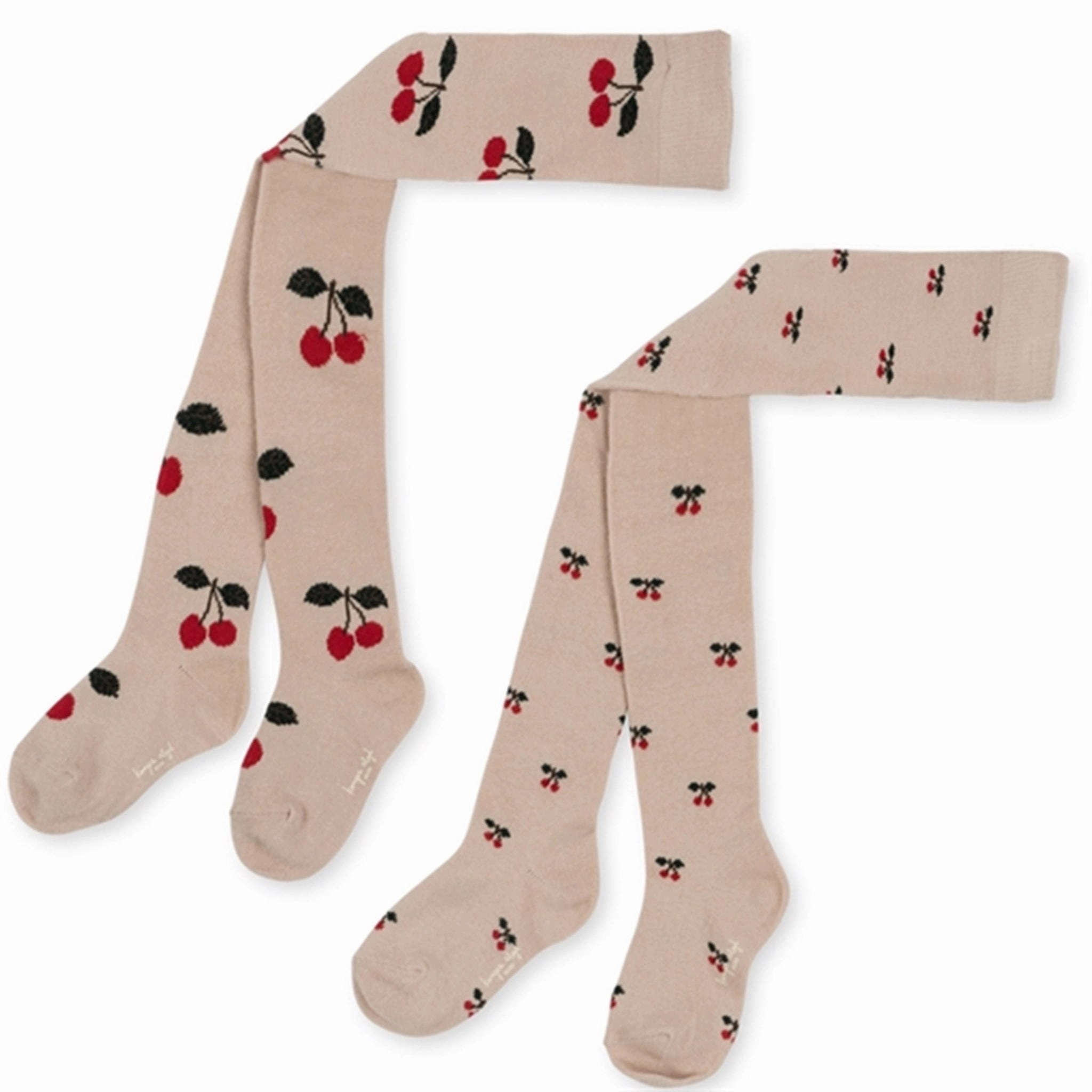 Functional Fit Power Fit Konges Sl?jd Jacquard Tights 2-pack Big Cherry/Cherry