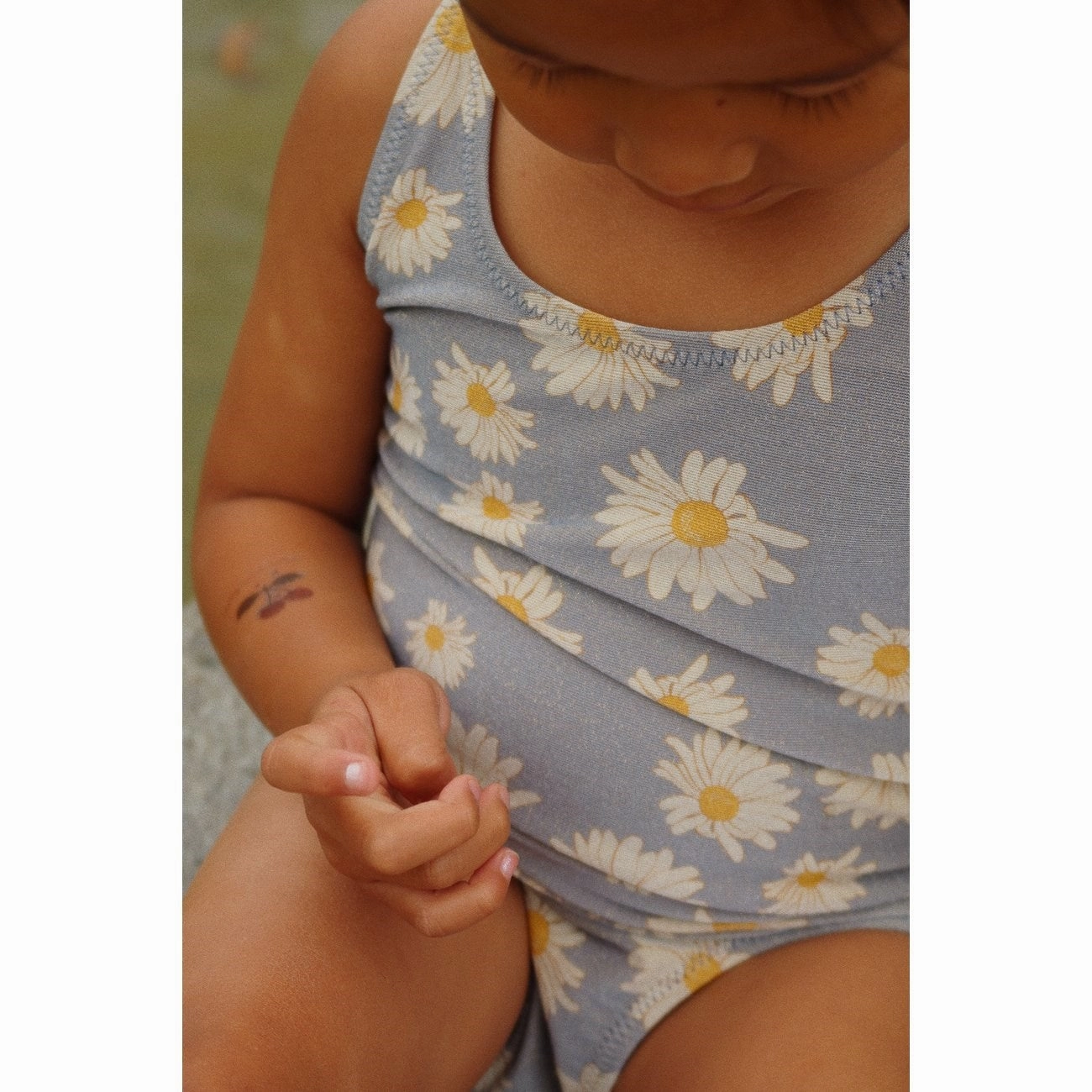 Casual Elegance Holiday Vibes Konges Sl?jd Jade Swimsuit Daisy Blue