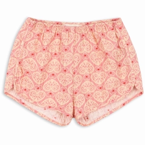 Soft Waist Konges Sl?jd Lacy Pink Ava Shorts Gots