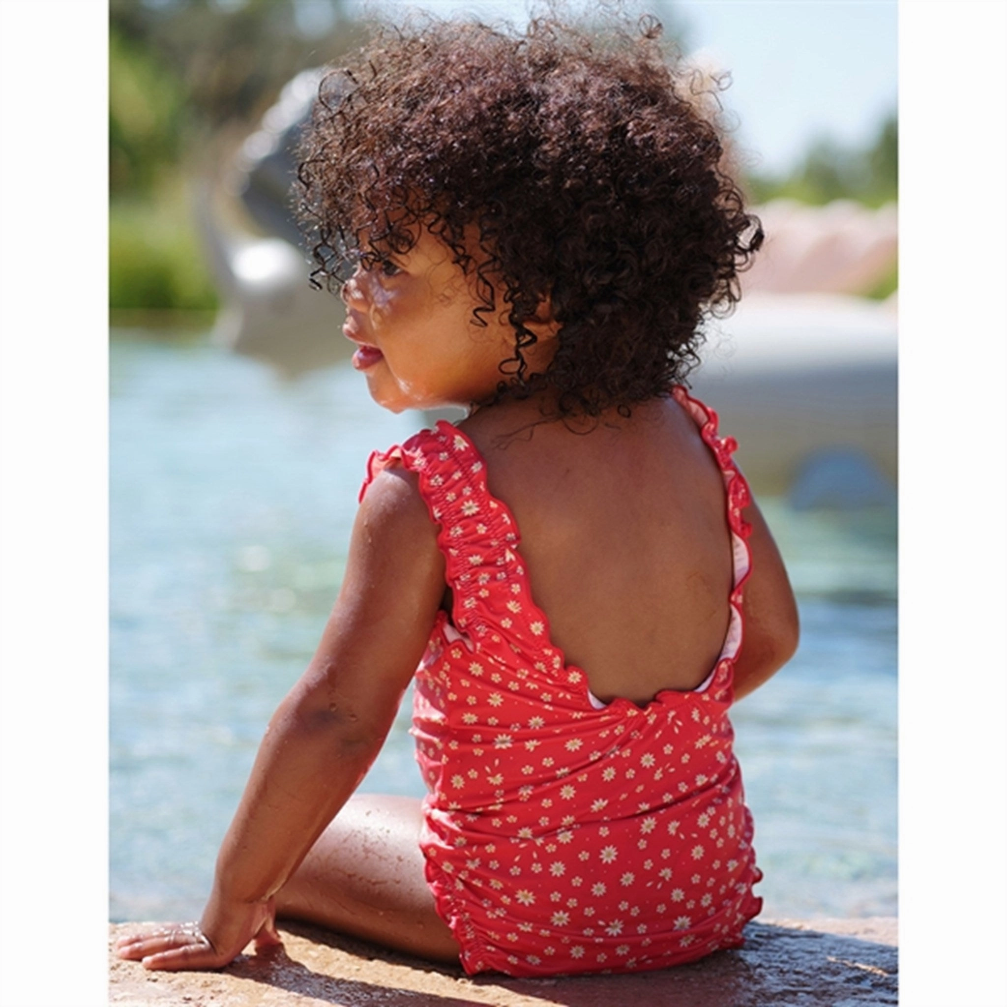 Holiday Fashion Modern-Edge Konges Sl?jd Loves Me Not Collette Swim Suit