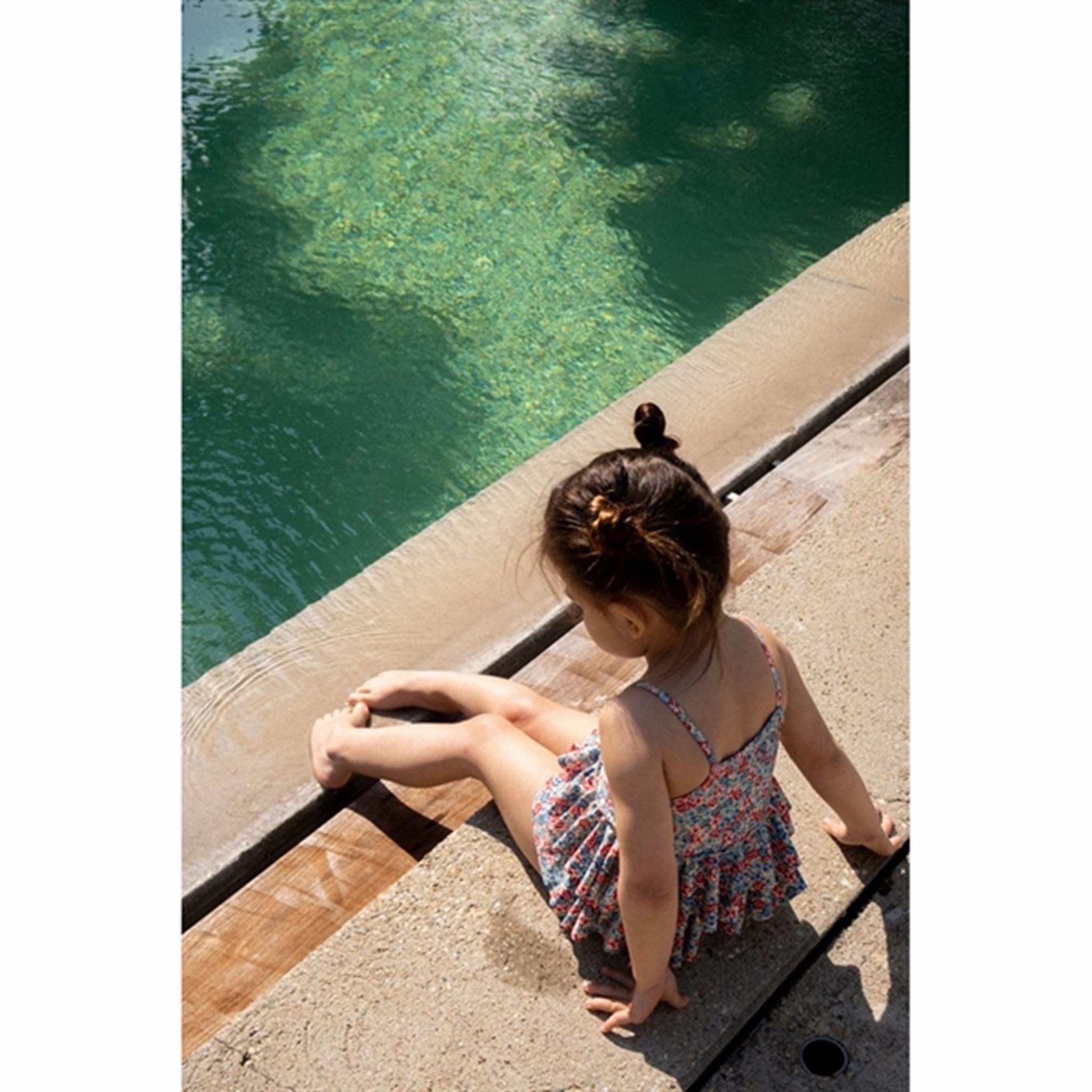 Sunshine Style Konges Sl?jd Manuca Frill Swim Suit Rosie Blue