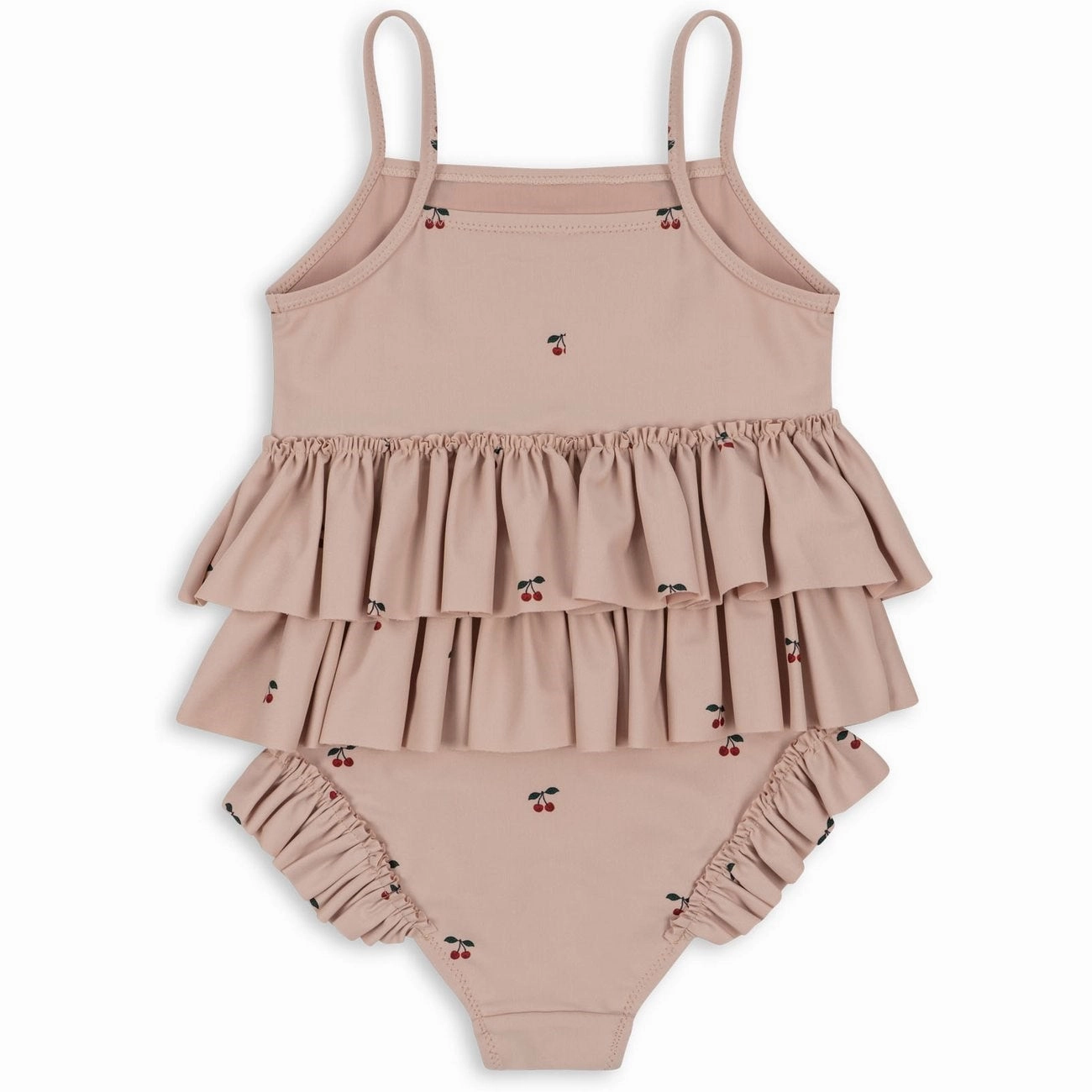 Konges Sl?jd Manuca Frill Swimsuit Cherry Blush Effortless Glam