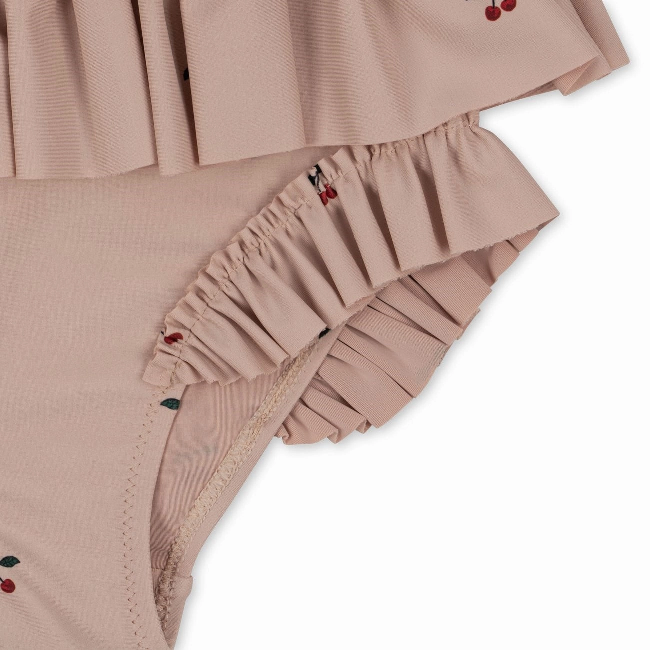 Tension Dispersing Design Konges Sl?jd Manuca Frill Swimsuit Cherry Blush