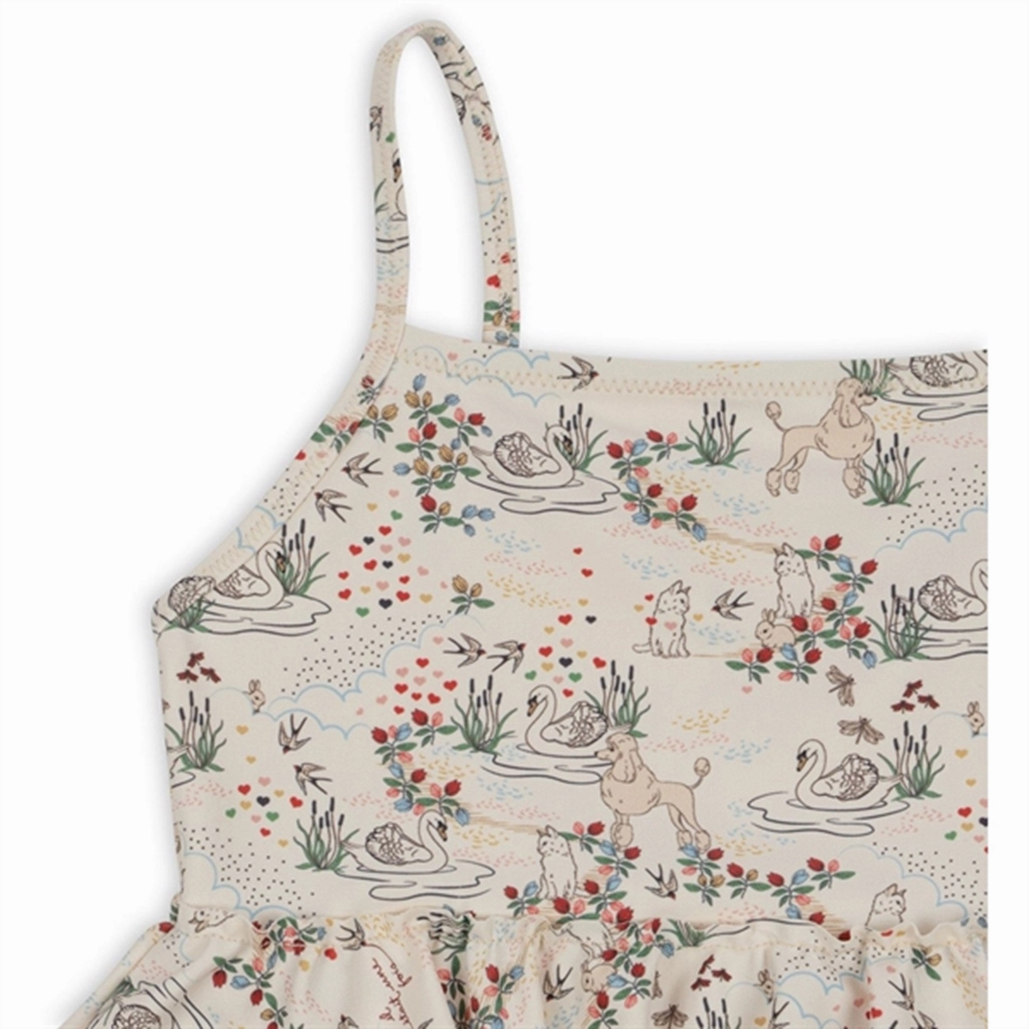 Hydrodynamic Cut Konges Sl?jd Manuca Frill Swimsuit Mizumi