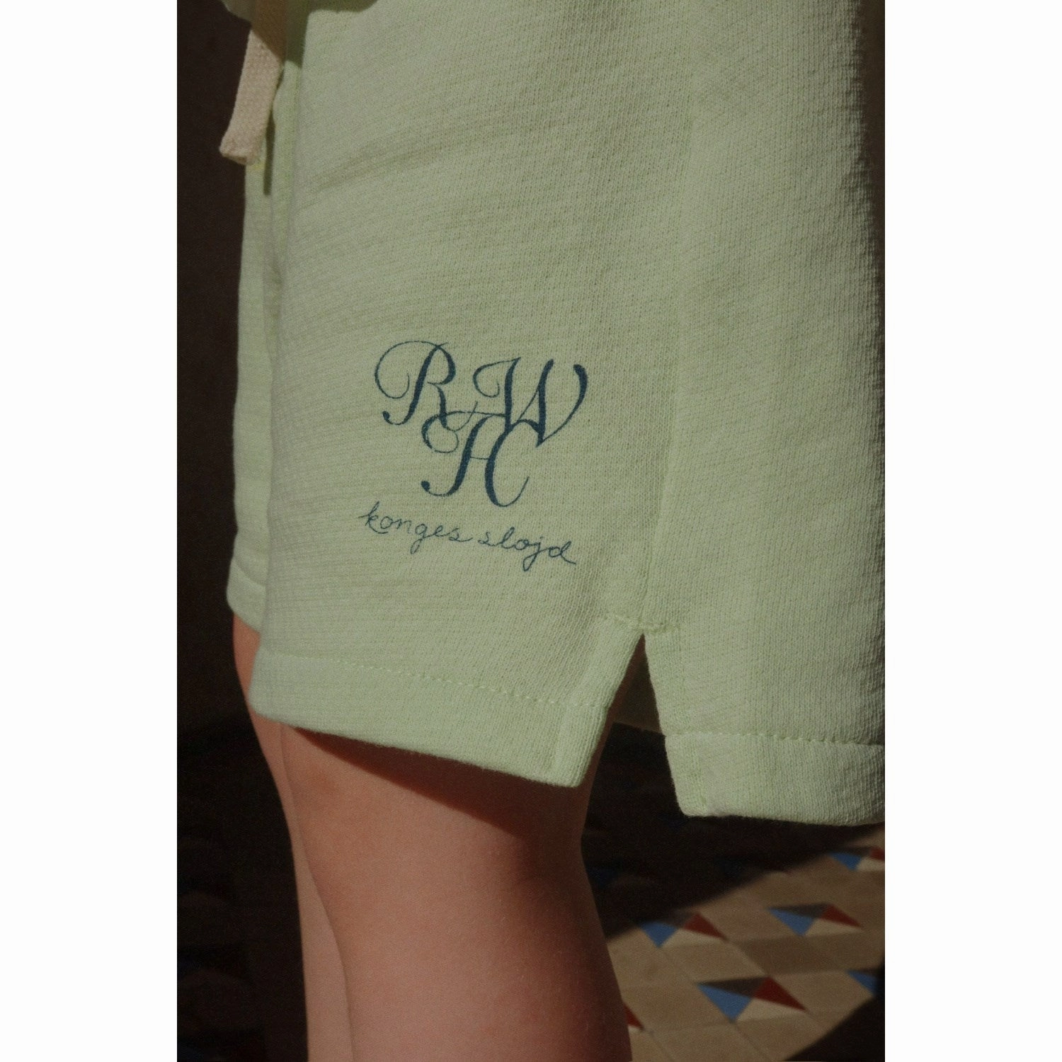 Abrasion Proof Fabric Modern Look Konges Sl?jd Meadow Mist RHW X KS Mono Shorts Gots