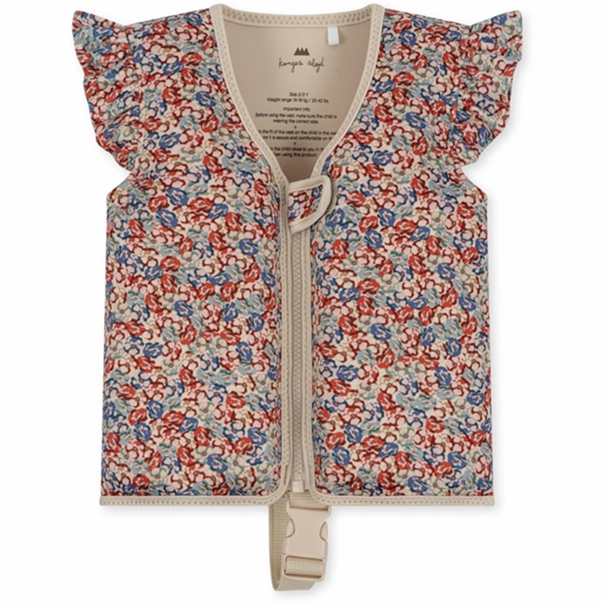 Pool Style Konges Sl?jd Neoprene Float Vest Frill Rosie Rouge