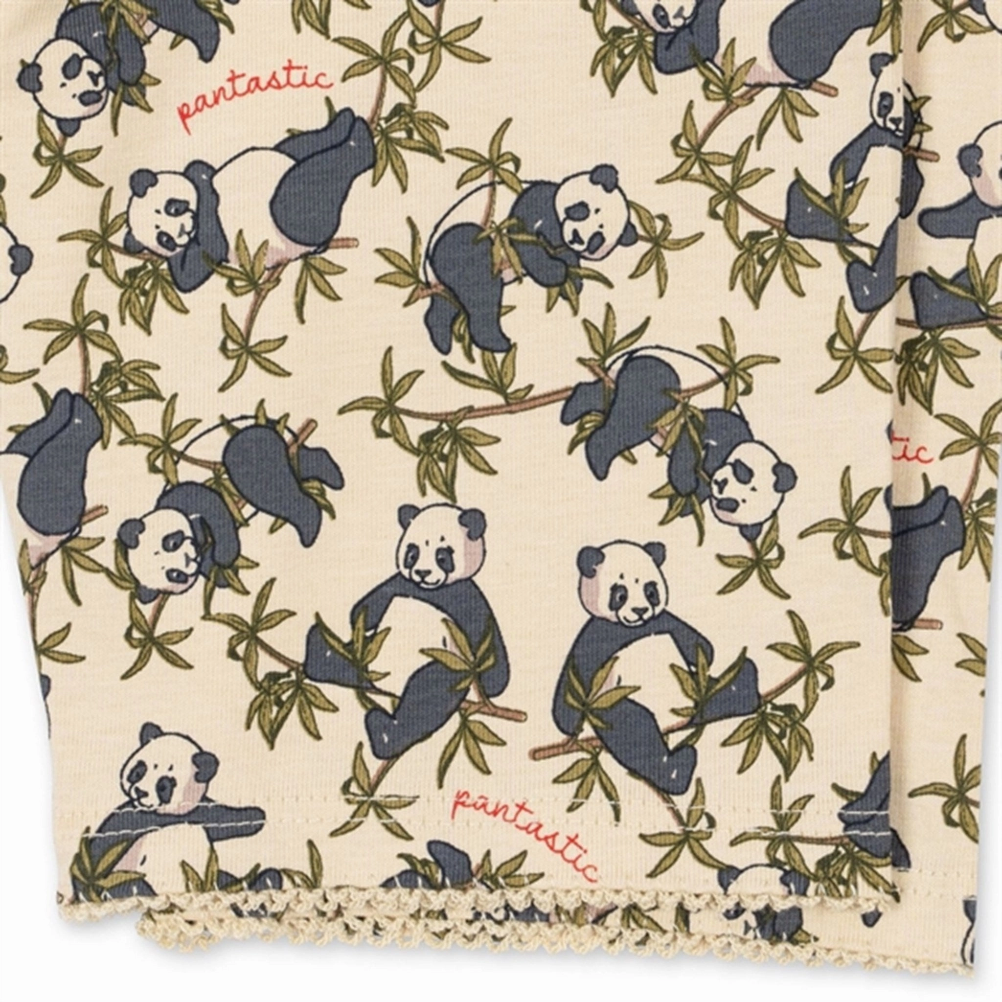 Konges Sl?jd Panda Basis Short Leggings Sweat Resistant Coating Polyester shorts